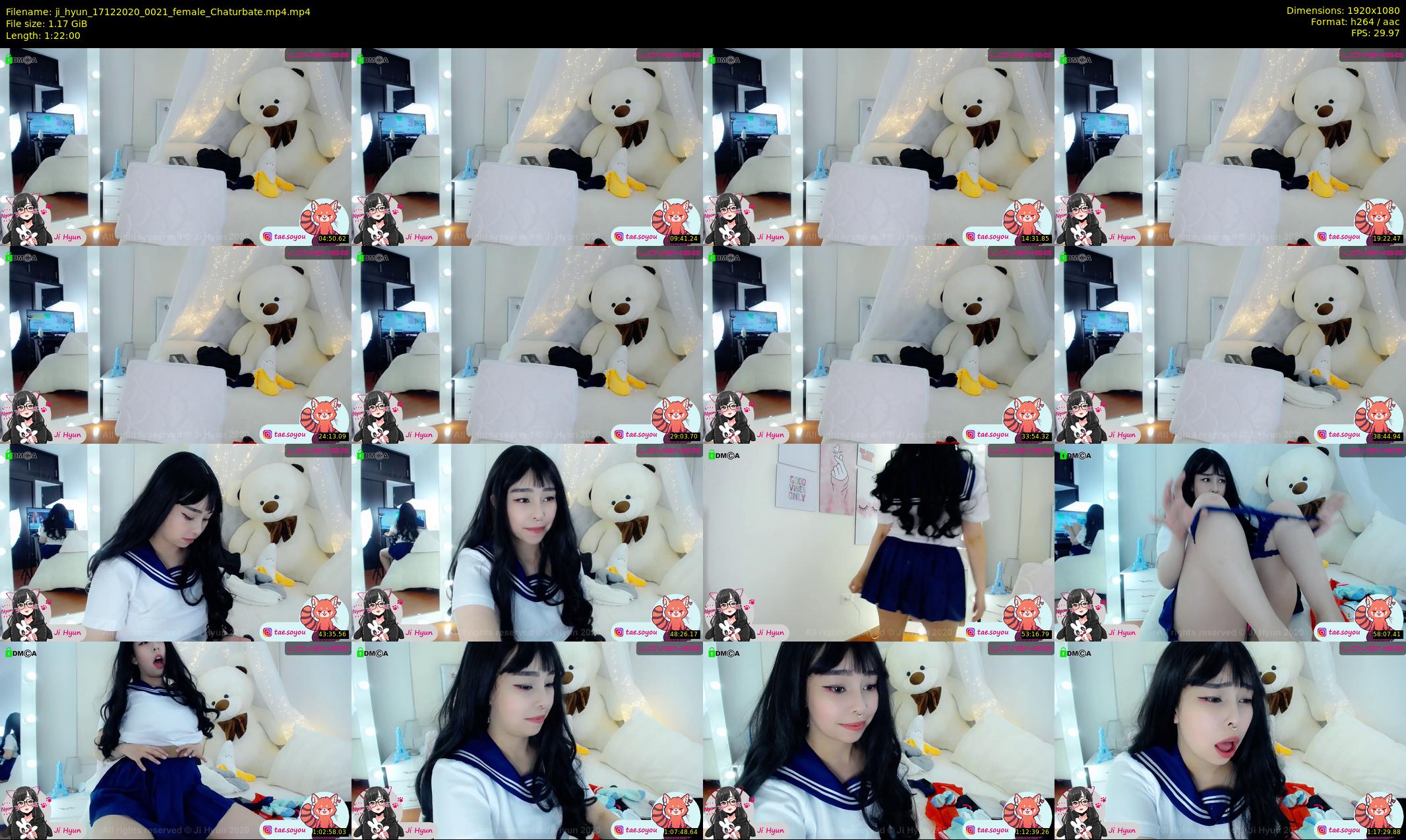 ji_hyun — 82 minute Chaturbate female cam show recording, 1080p, Dec 17, 2020