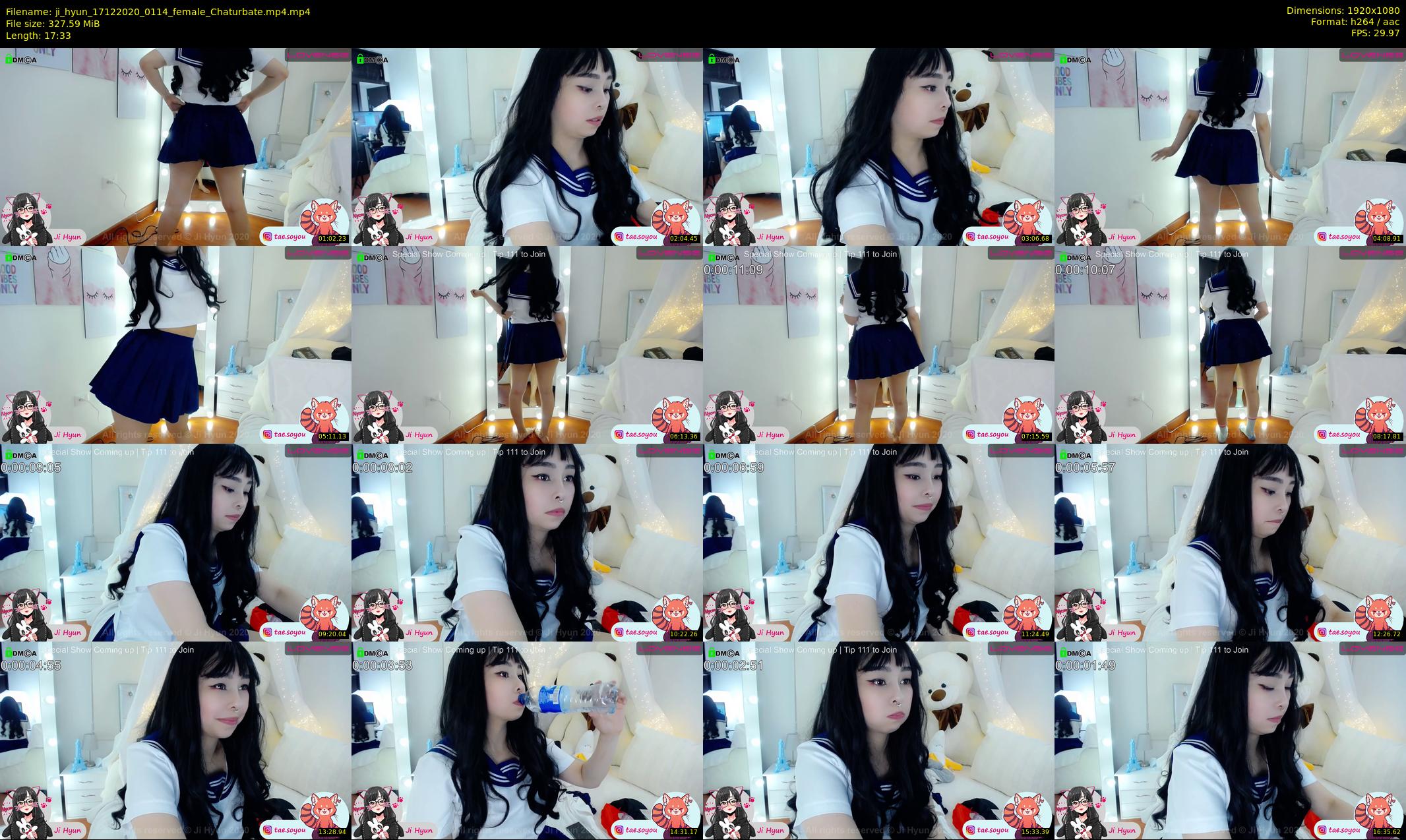 ji_hyun — 18 minute Chaturbate female cam show recording, 1080p, Dec 17, 2020