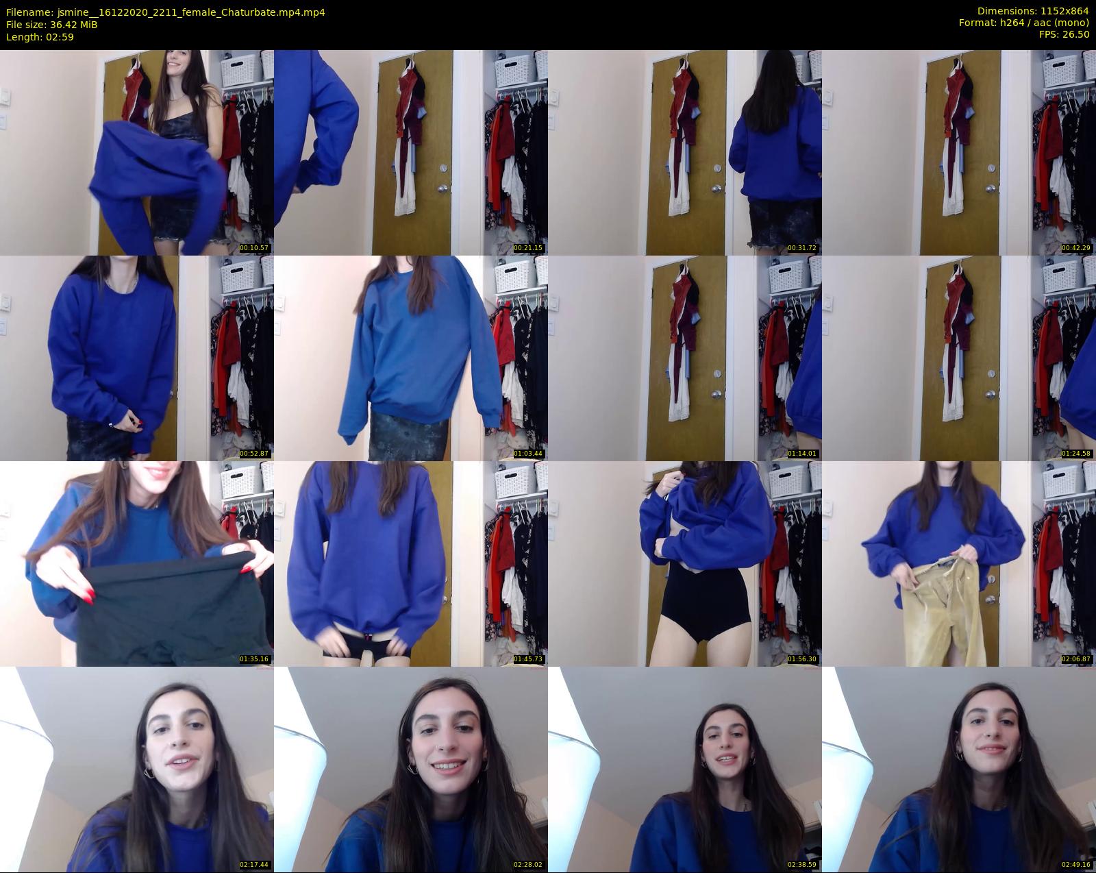jsmine_ — 3 minute Chaturbate female cam show recording, 720p, Dec 16, 2020