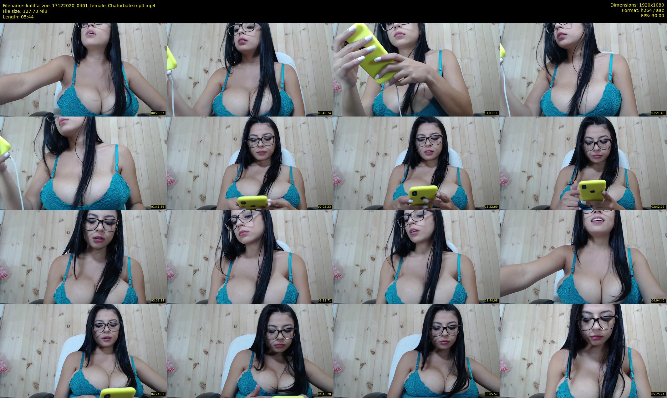 kaliffa_zoe — 6 minute Chaturbate female cam show recording, 1080p, Dec 17, 2020