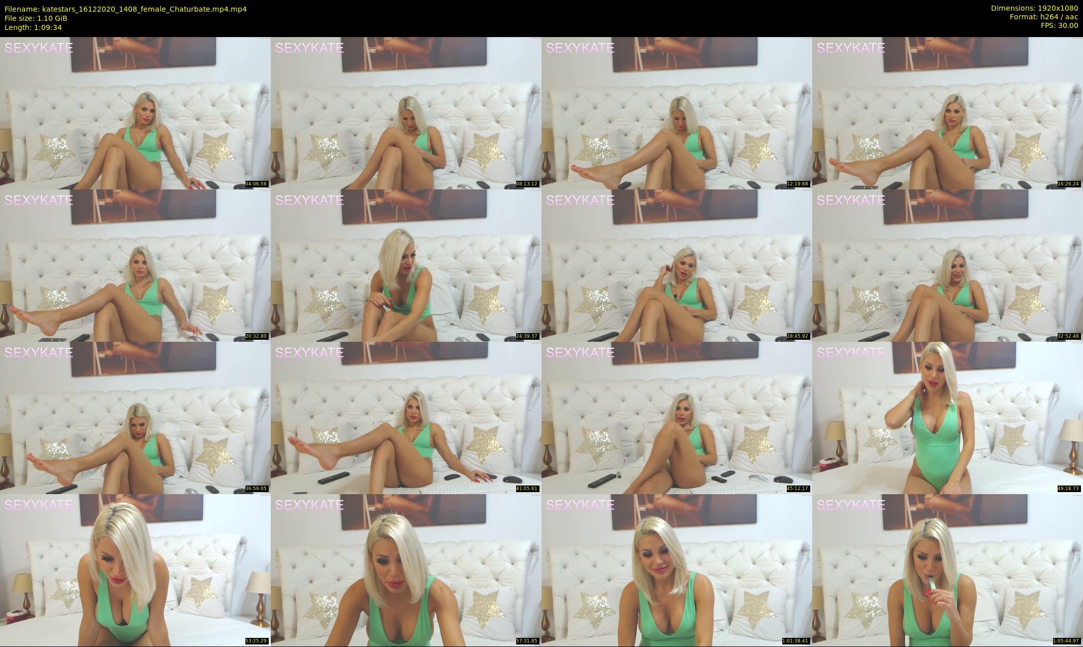 katestars — 70 minute Chaturbate female cam show recording, 1080p, Dec 16, 2020