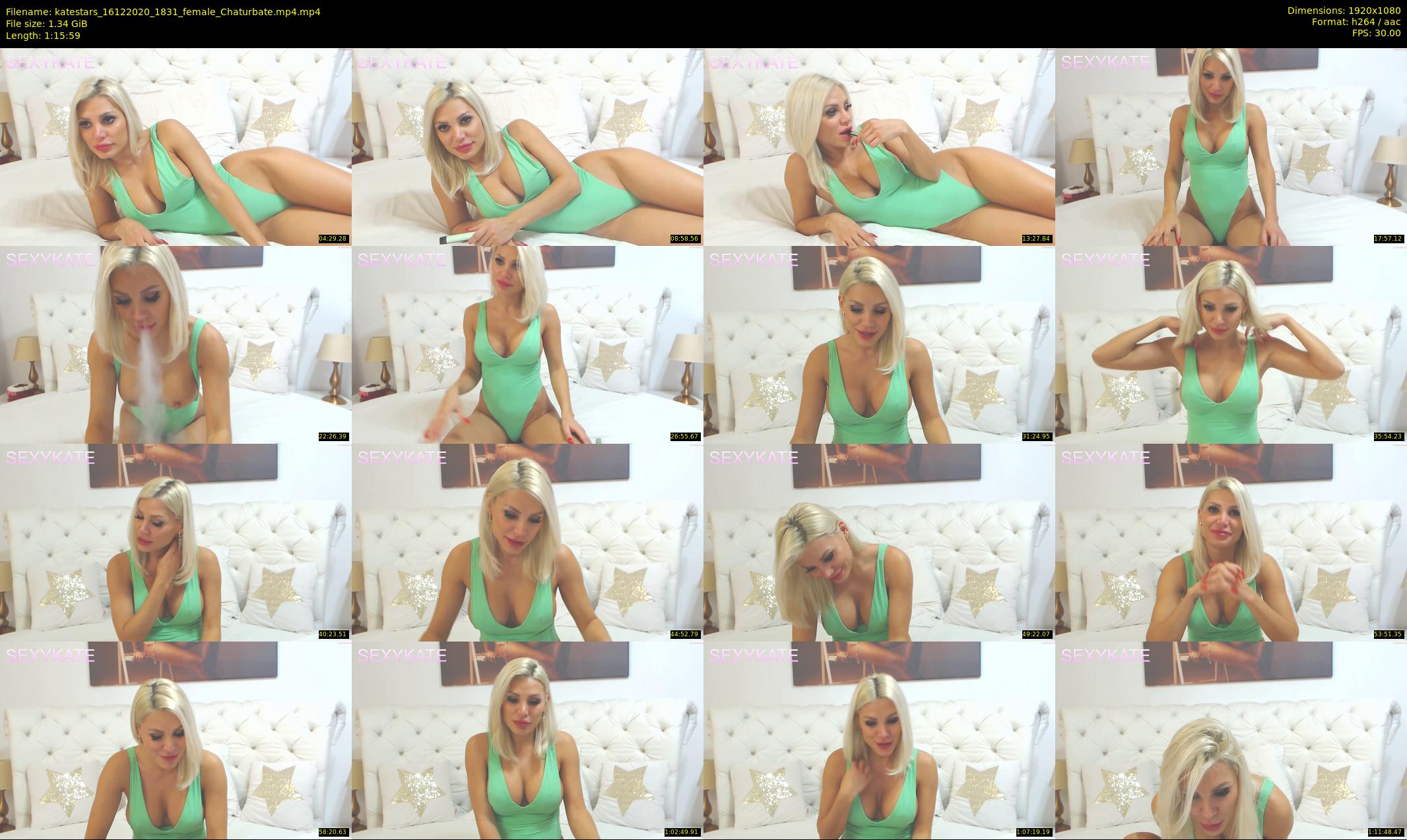 katestars — 76 minute Chaturbate female cam show recording, 1080p, Dec 16, 2020