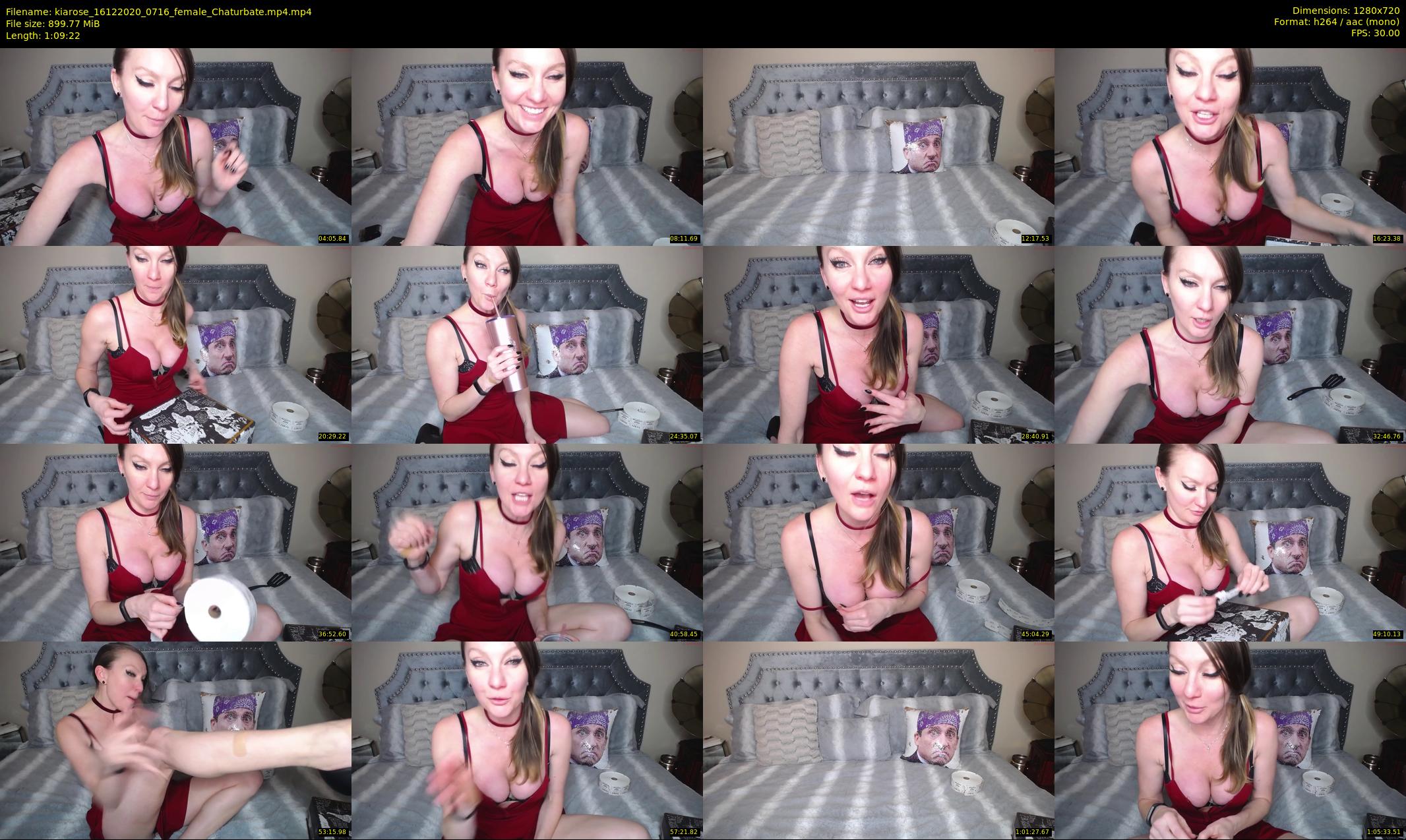 kiarose — 70 minute Chaturbate female cam show recording, 720p, Dec 16, 2020
