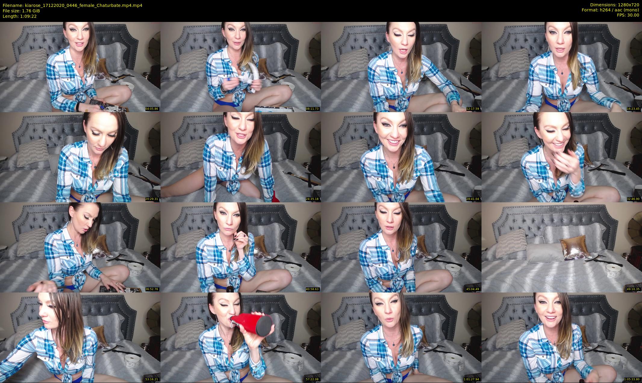 kiarose — 70 minute Chaturbate female cam show recording, 720p, Dec 17, 2020