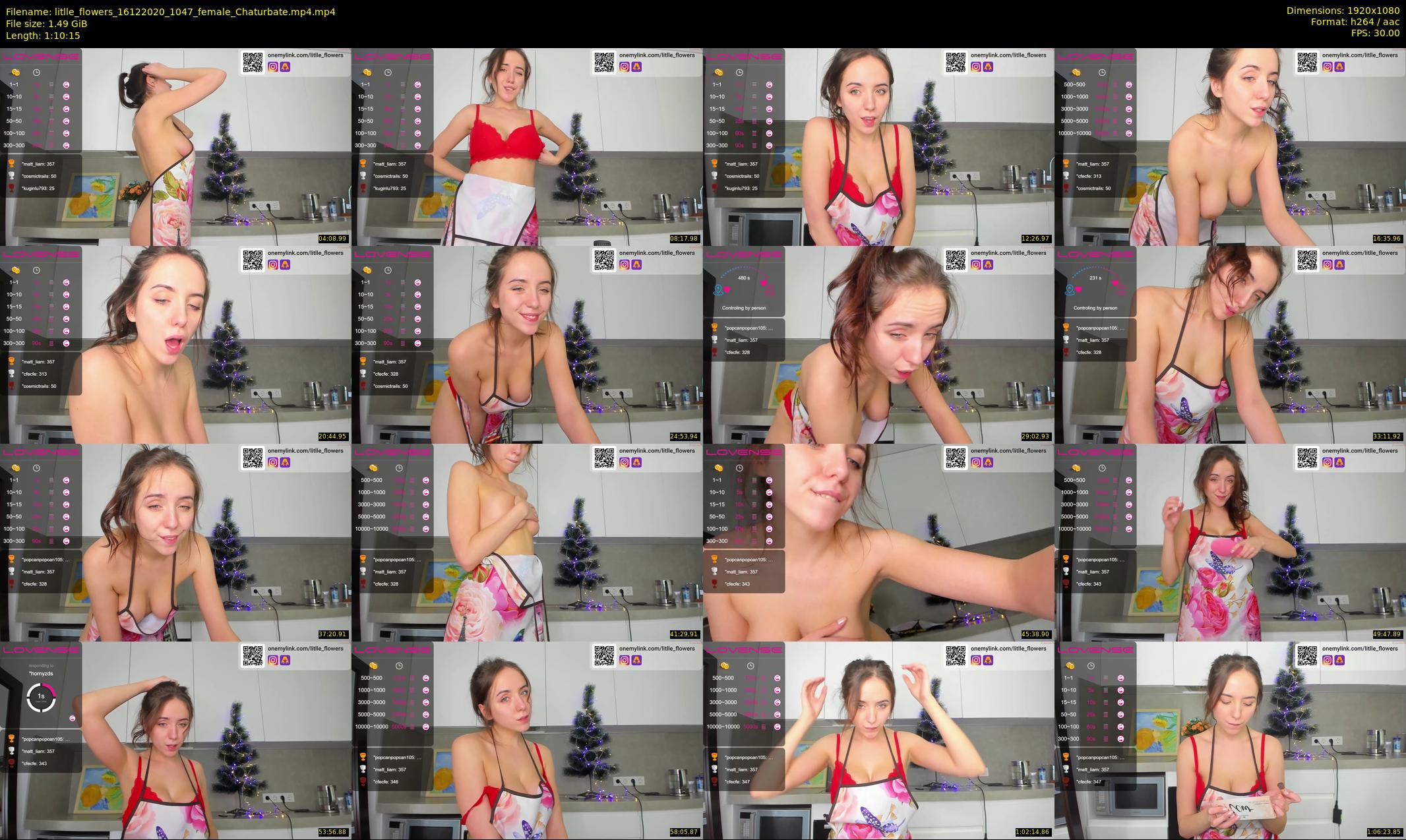 litlle_flowers — 71 minute Chaturbate female cam show recording, 1080p, Dec 16, 2020