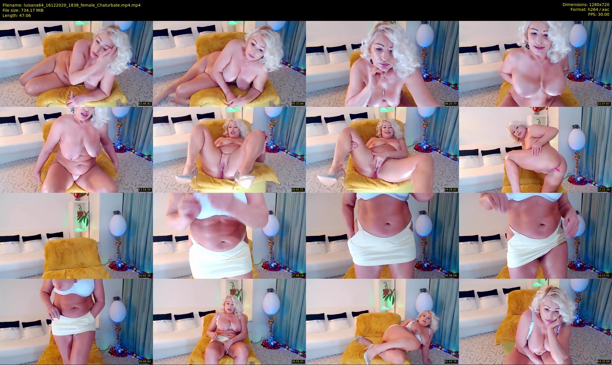 luisana64 — 48 minute Chaturbate female cam show recording, 720p, Dec 16, 2020