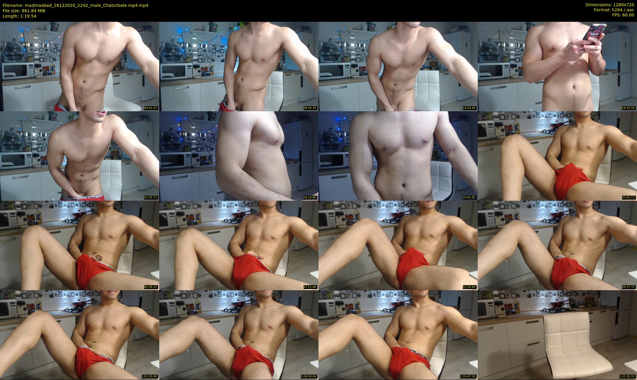 madmaxbad — 80 minute Chaturbate male cam show recording, 720p, Dec 16, 2020