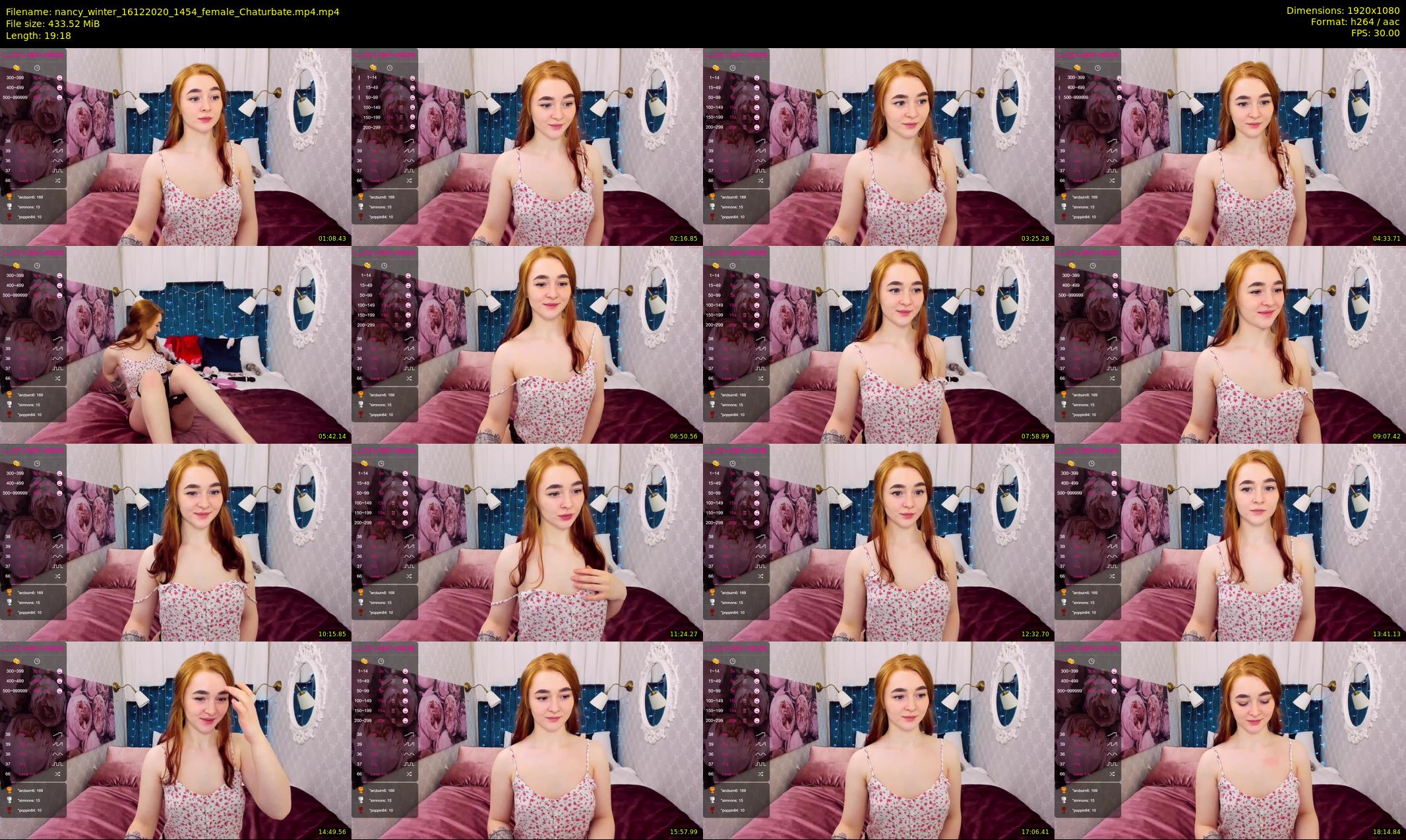 nancy_winter — 20 minute Chaturbate female cam show recording, 1080p, Dec 16, 2020