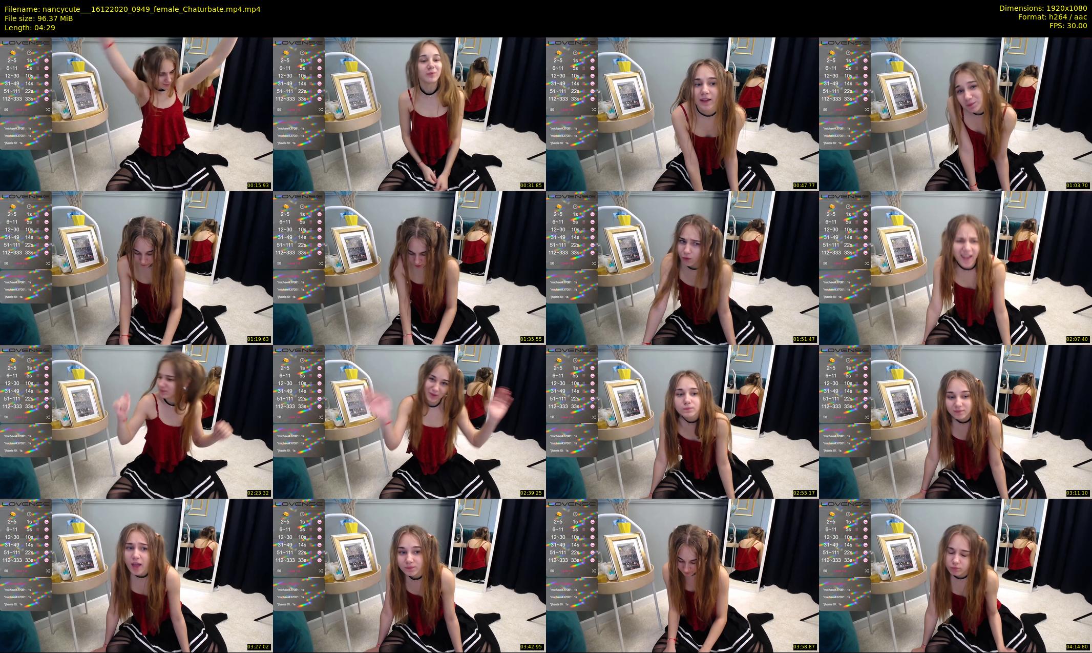 nancycute__ — 5 minute Chaturbate female cam show recording, 1080p, Dec 16, 2020