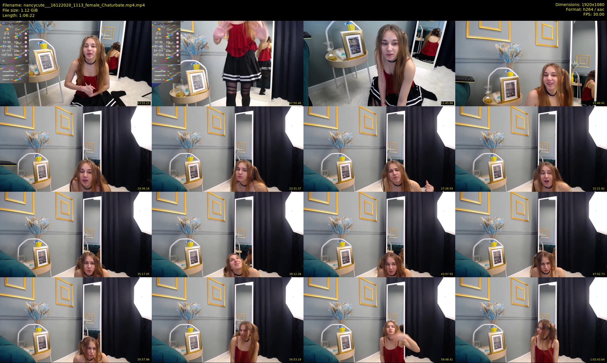 nancycute__ — 67 minute Chaturbate female cam show recording, 1080p, Dec 16, 2020