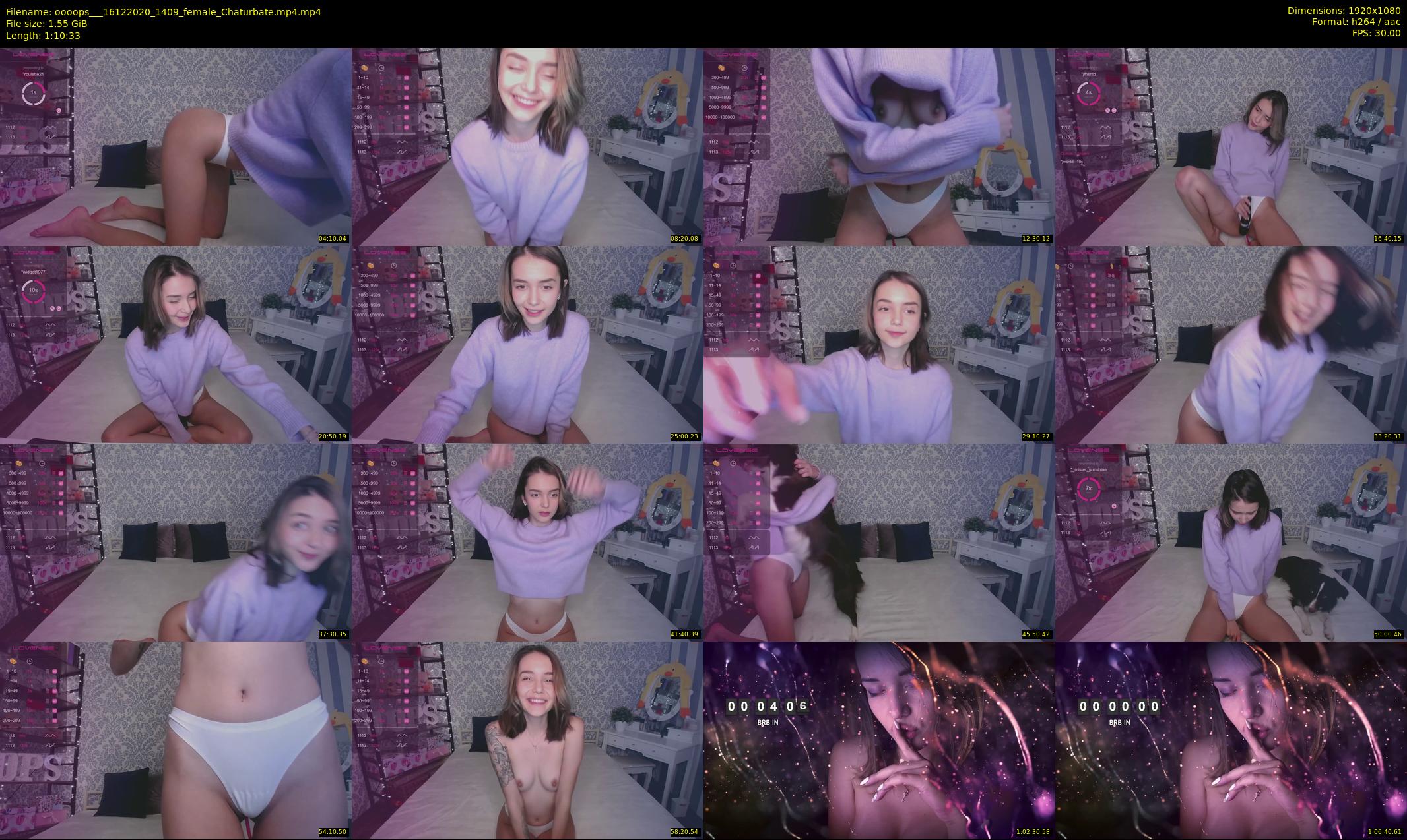 oooops__ — 71 minute Chaturbate female cam show recording, 1080p, Dec 16, 2020