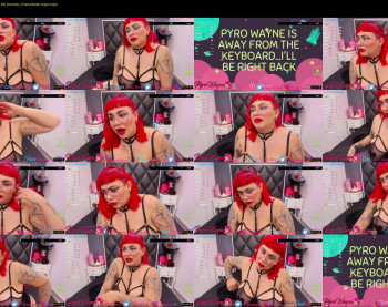 pyrowayne — 59 minute Chaturbate female cam show recording, 720p, Dec 16, 2020