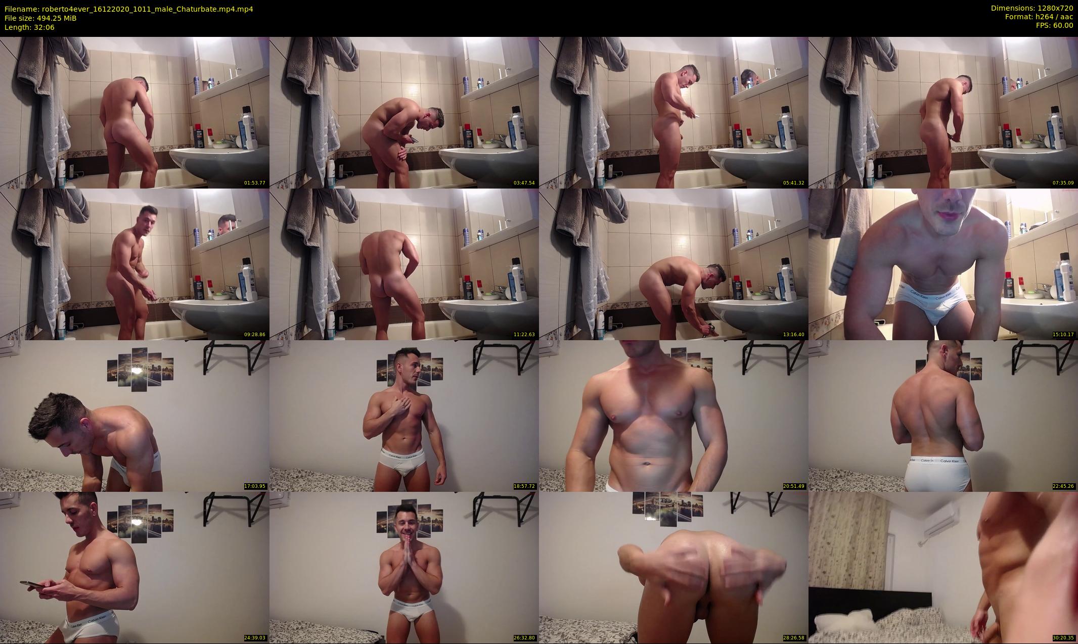 roberto4ever — 33 minute Chaturbate male cam show recording, 720p, Dec 16, 2020