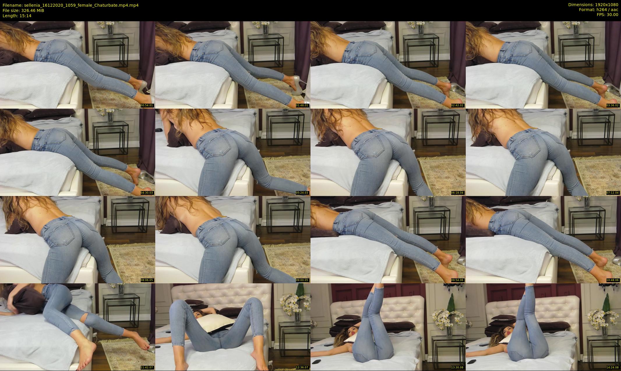 sellenia — 16 minute Chaturbate female cam show recording, 1080p, Dec 16, 2020