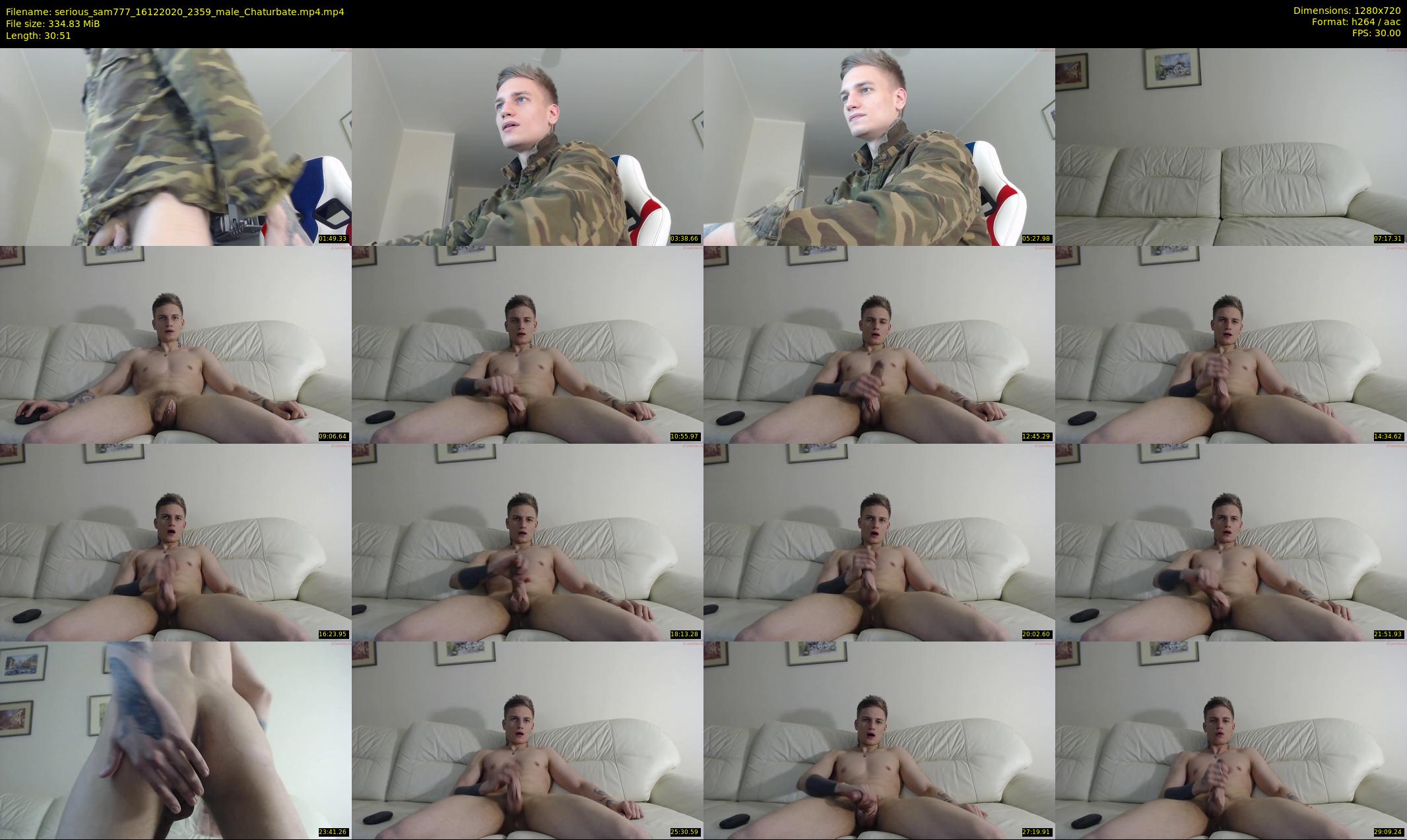 serious_sam777 — 31 minute Chaturbate male cam show recording, 720p, Dec 16, 2020