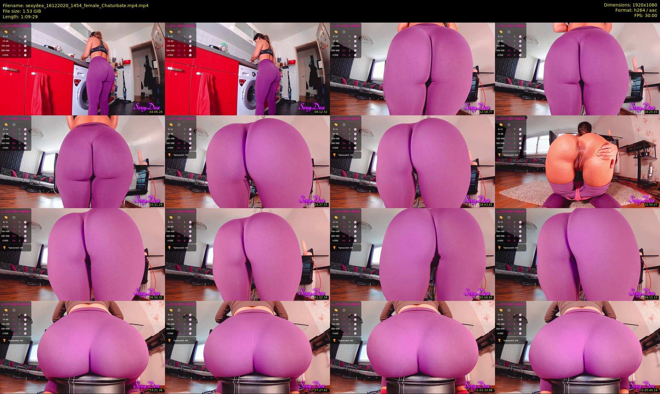 sexydea — 70 minute Chaturbate female cam show recording, 1080p, Dec 16, 2020