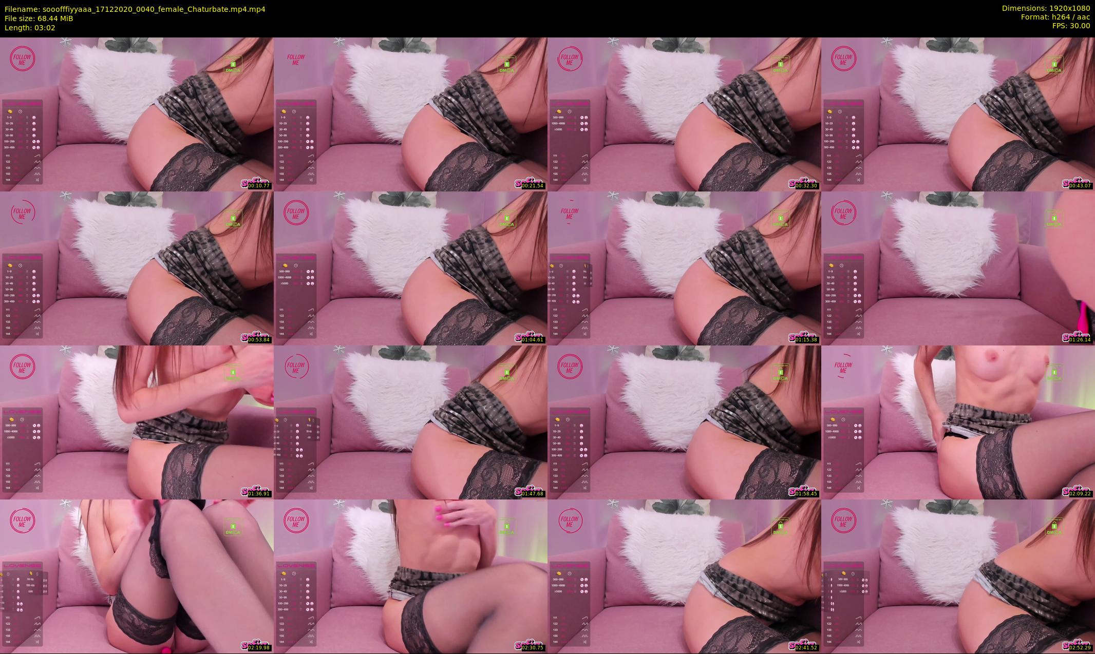 sooofffiyyaaa — 4 minute Chaturbate female cam show recording, 1080p, Dec 17, 2020