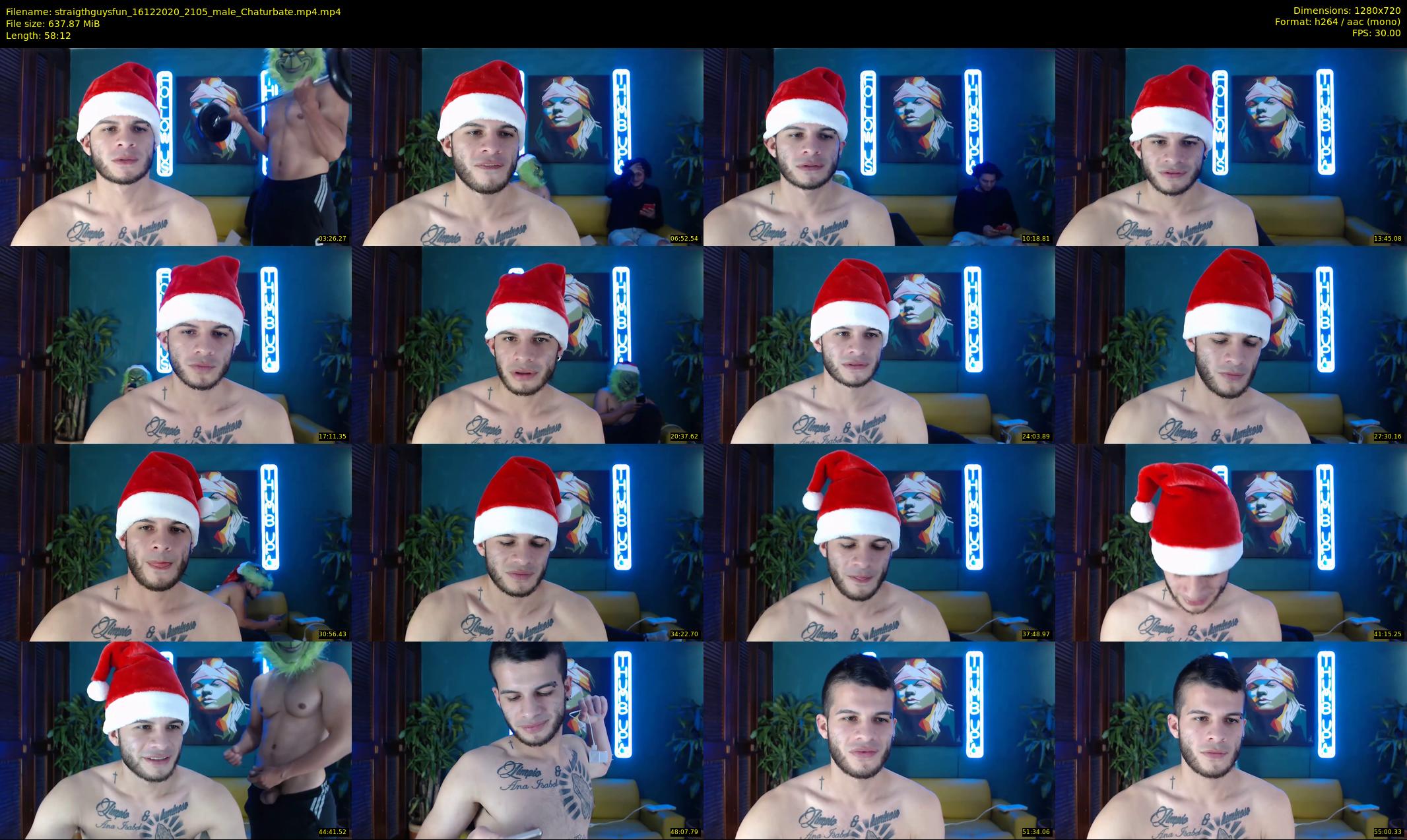 straigthguysfun — 59 minute Chaturbate male cam show recording, 720p, Dec 16, 2020