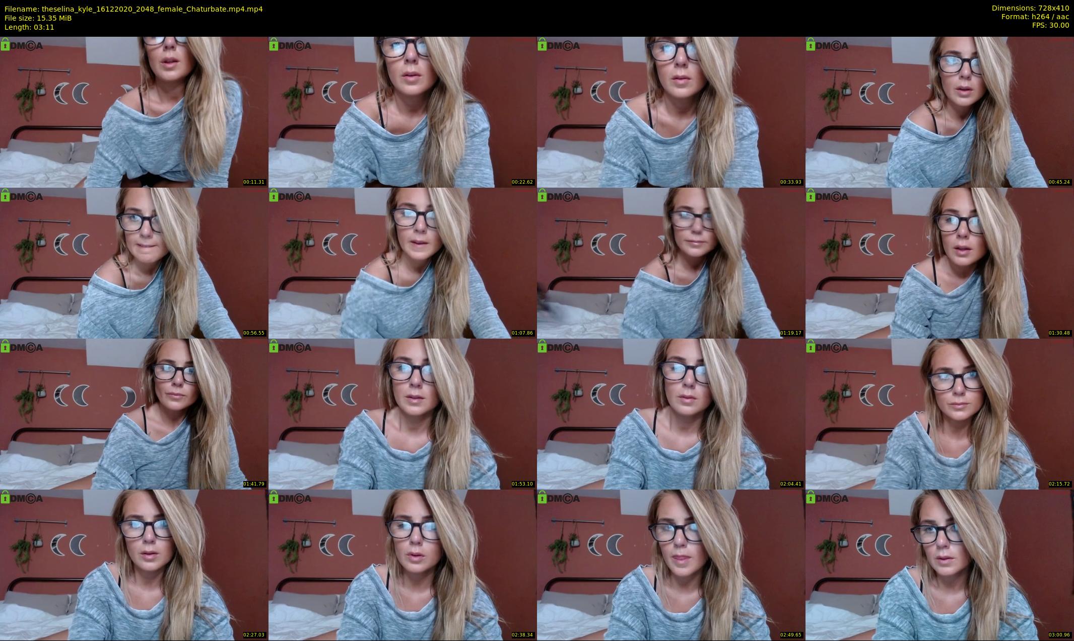 theselina_kyle — 4 minute Chaturbate female cam show recording, 360p, Dec 16, 2020