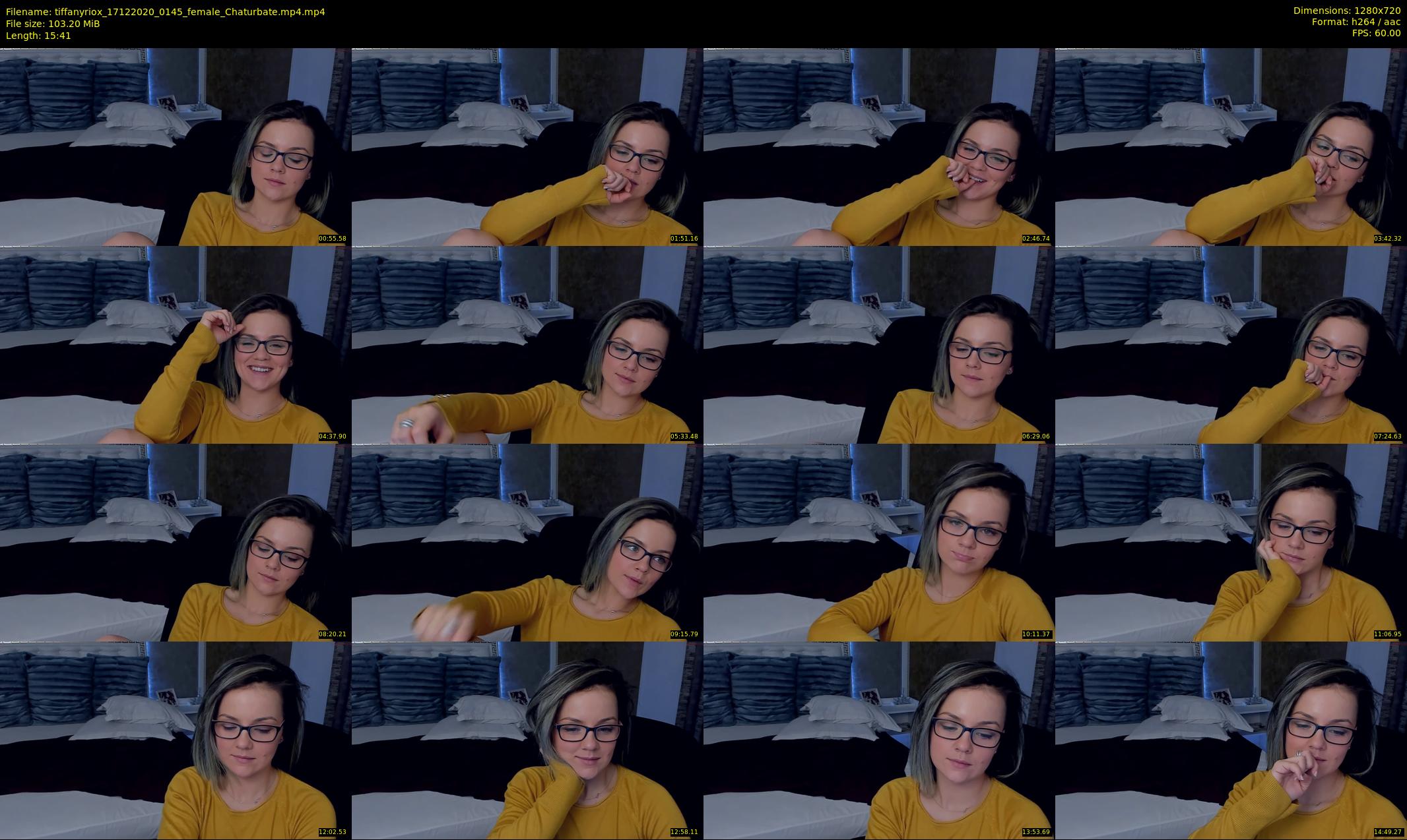 tiffanyriox — 16 minute Chaturbate female cam show recording, 720p, Dec 17, 2020