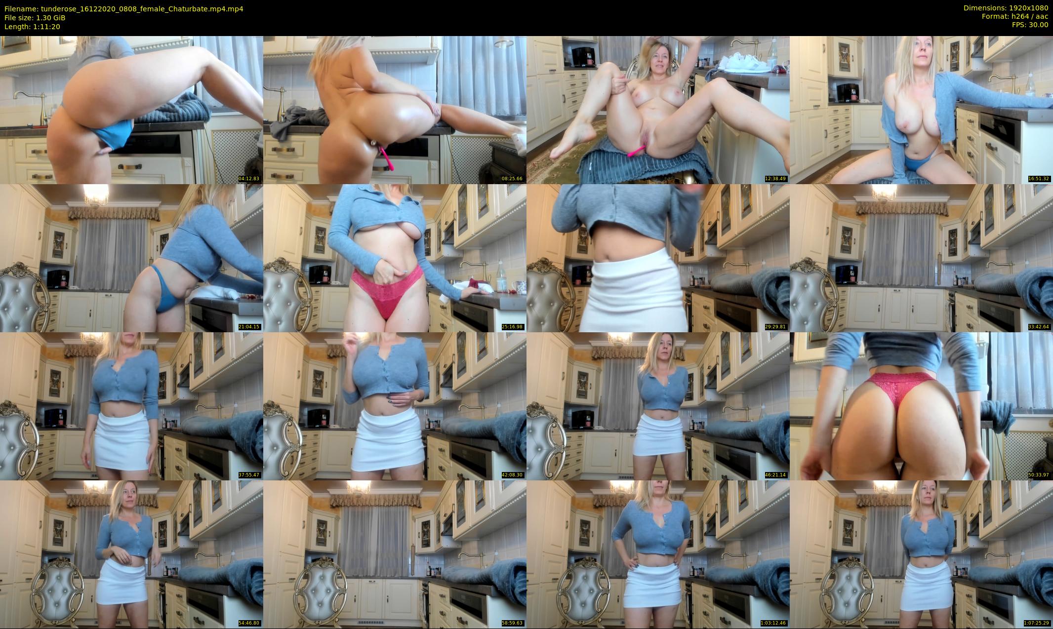 tunderose — 72 minute Chaturbate female cam show recording, 1080p, Dec 16, 2020