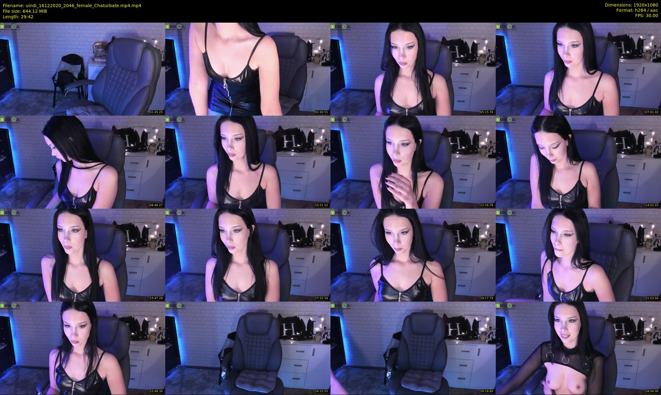 uindi — 30 minute Chaturbate female cam show recording, 1080p, Dec 16, 2020