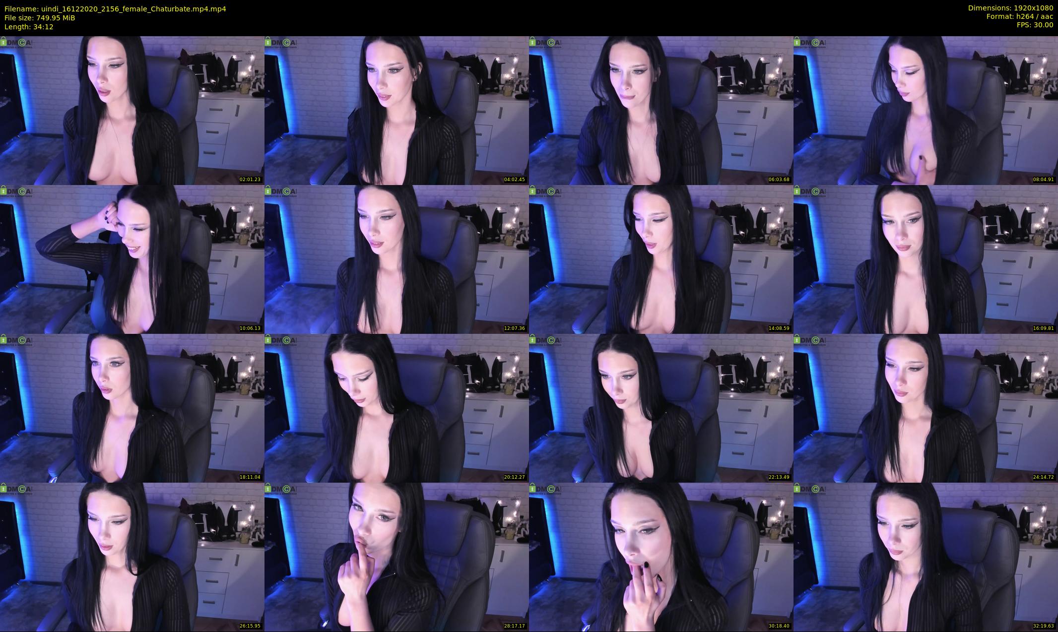 uindi — 35 minute Chaturbate female cam show recording, 1080p, Dec 16, 2020