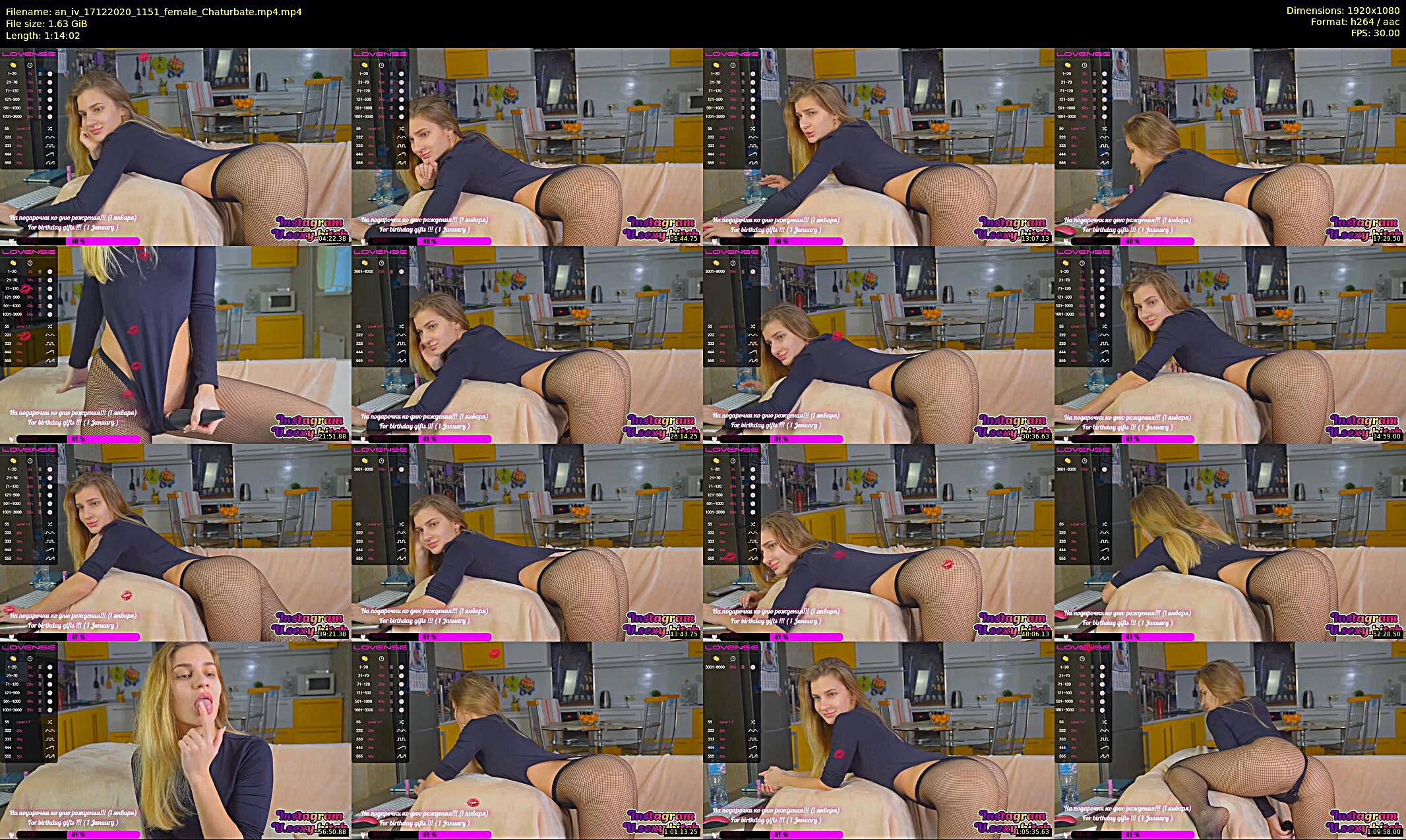an_iv — 75 minute Chaturbate female cam show recording, 1080p, Dec 17, 2020