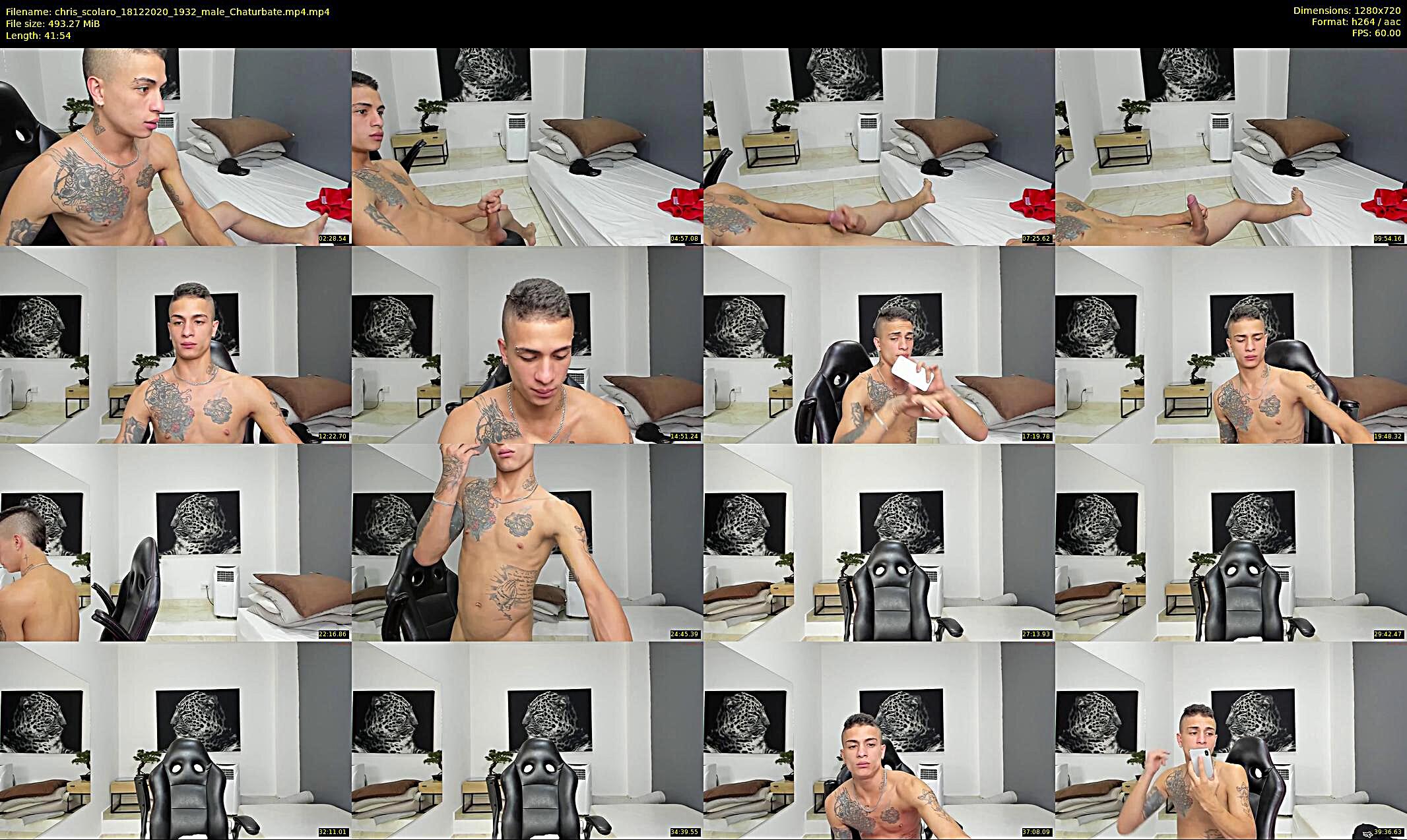 chris_scolaro — 42 minute Chaturbate male cam show recording, 720p, Dec 18, 2020