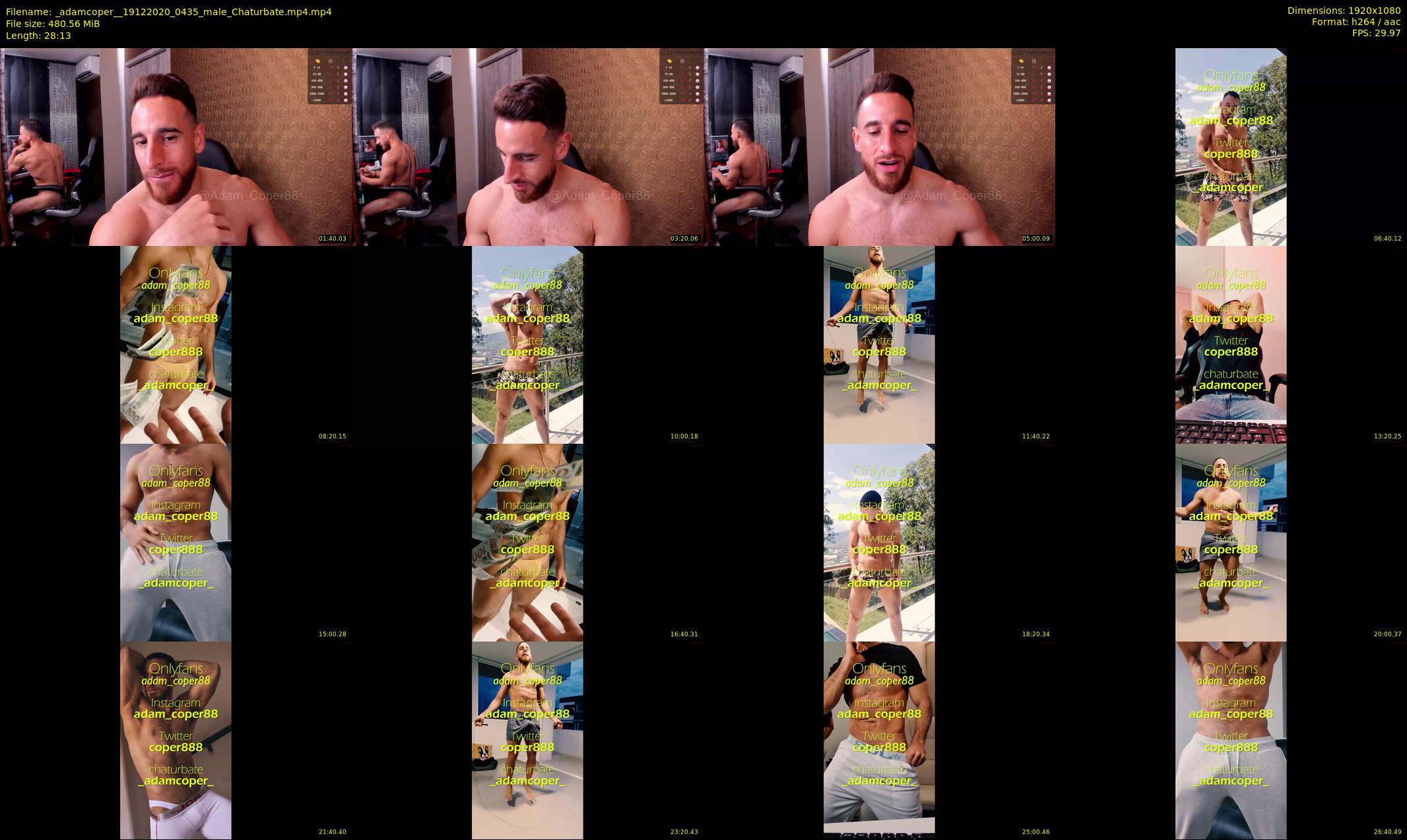 _adamcoper_ — 29 minute Chaturbate male cam show recording, 1080p, Dec 19, 2020