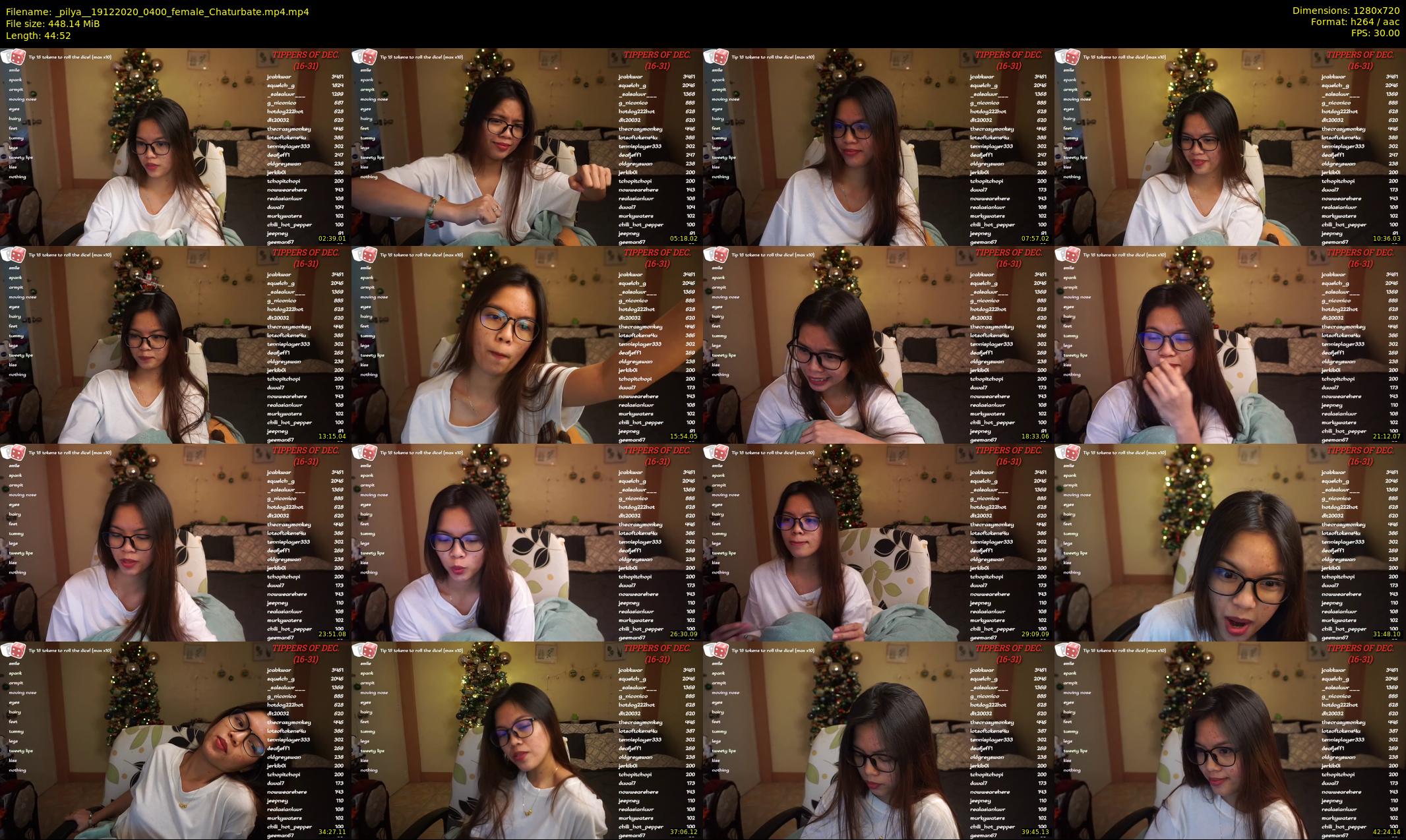 _pilya_ — 45 minute Chaturbate female cam show recording, 720p, Dec 19, 2020