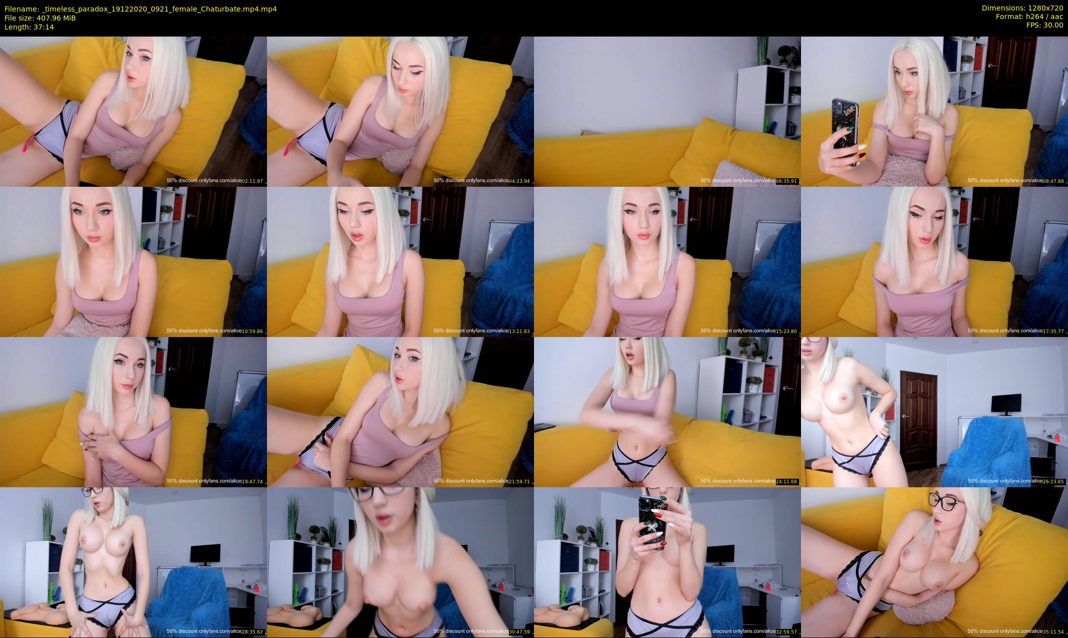 _timeless_paradox — 38 minute Chaturbate female cam show recording, 720p, Dec 19, 2020