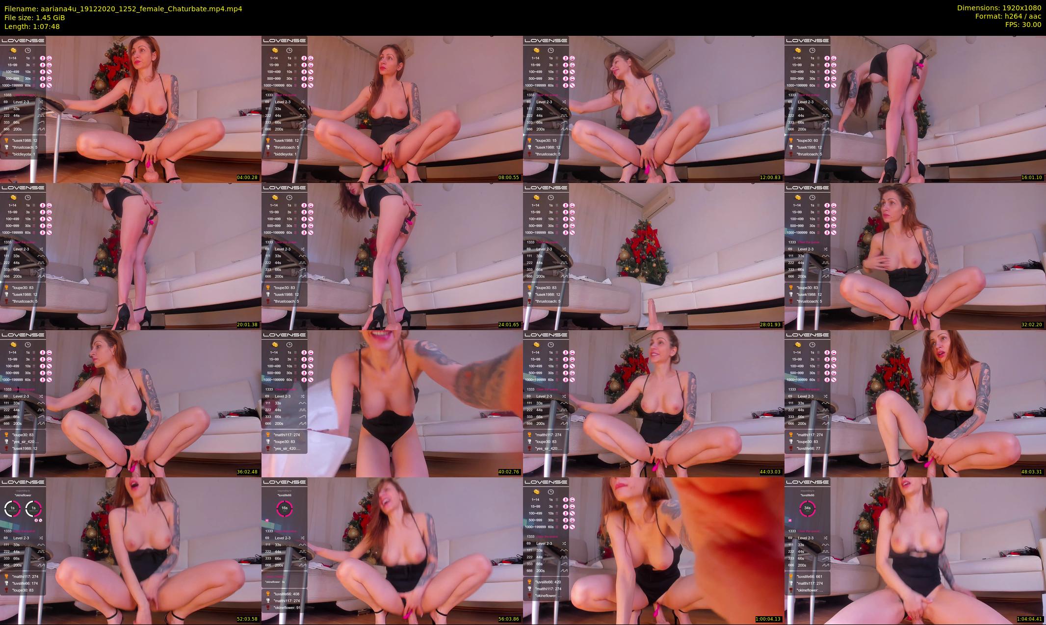 aariana4u — 68 minute Chaturbate female cam show recording, 1080p, Dec 19, 2020