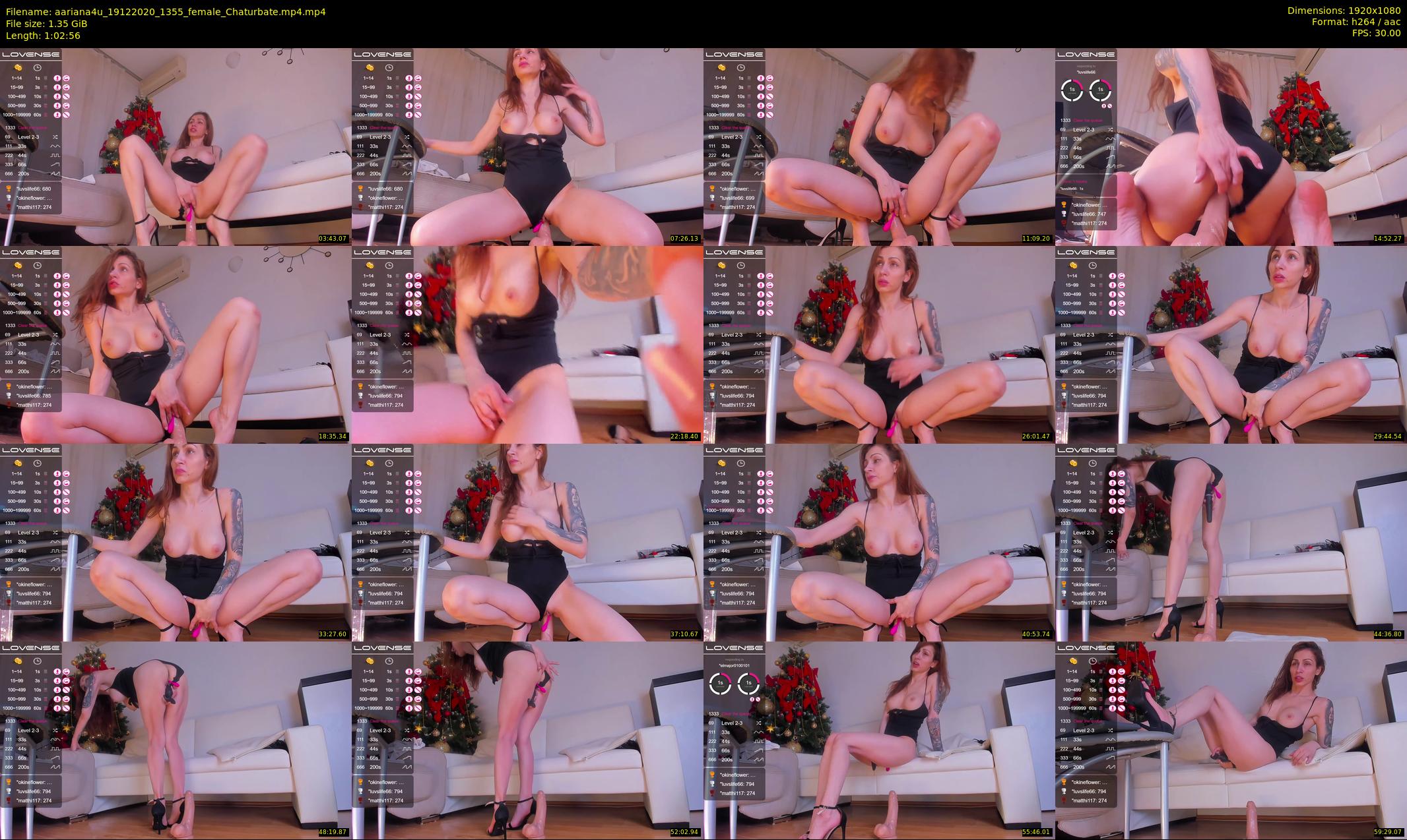 aariana4u — 63 minute Chaturbate female cam show recording, 1080p, Dec 19, 2020