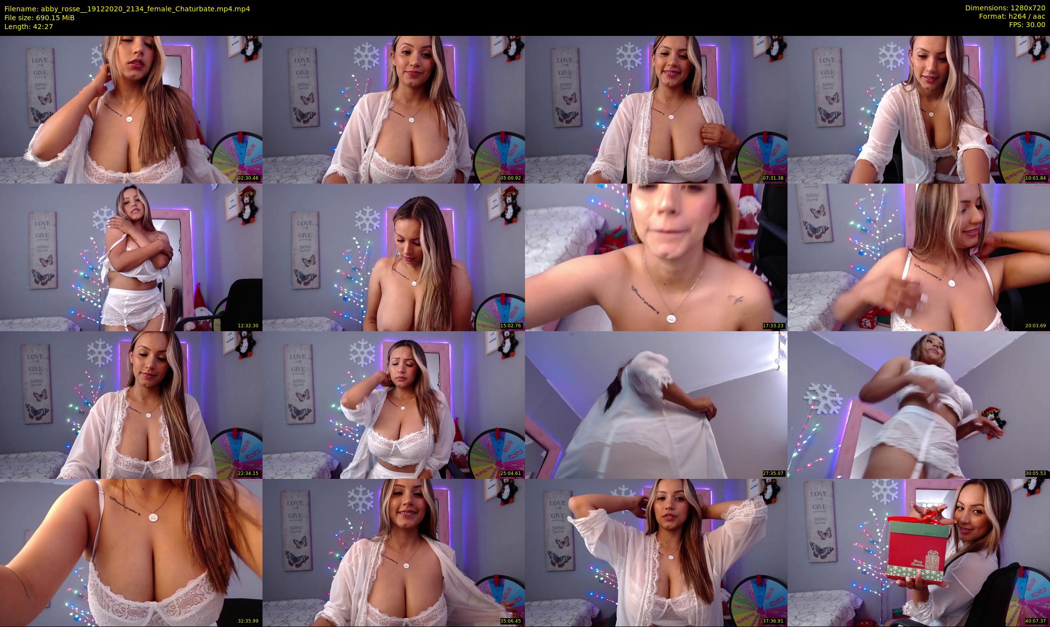 abby_rosse_ — 43 minute Chaturbate female cam show recording, 720p, Dec 19, 2020