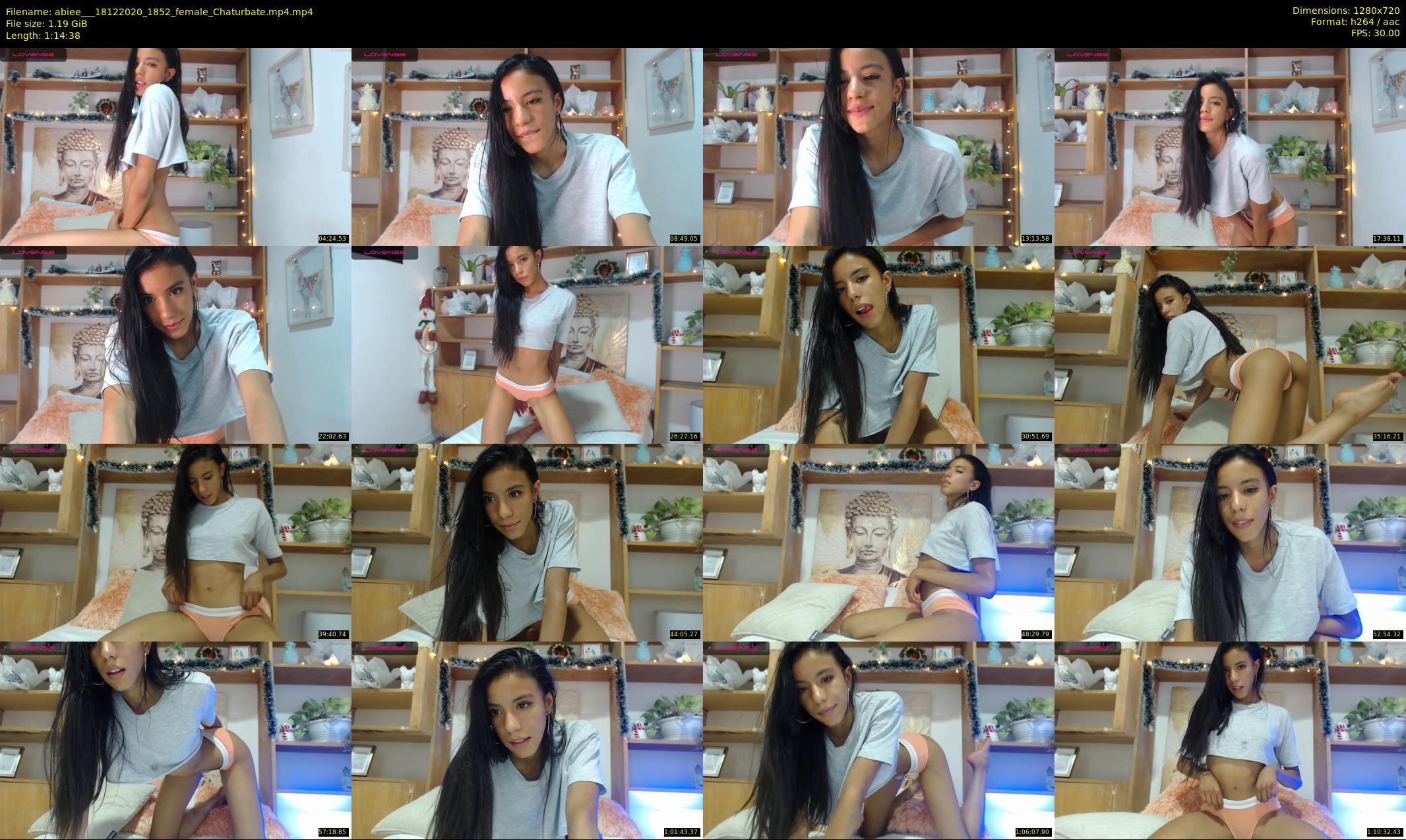 abiee__ — 75 minute Chaturbate female cam show recording, 720p, Dec 18, 2020