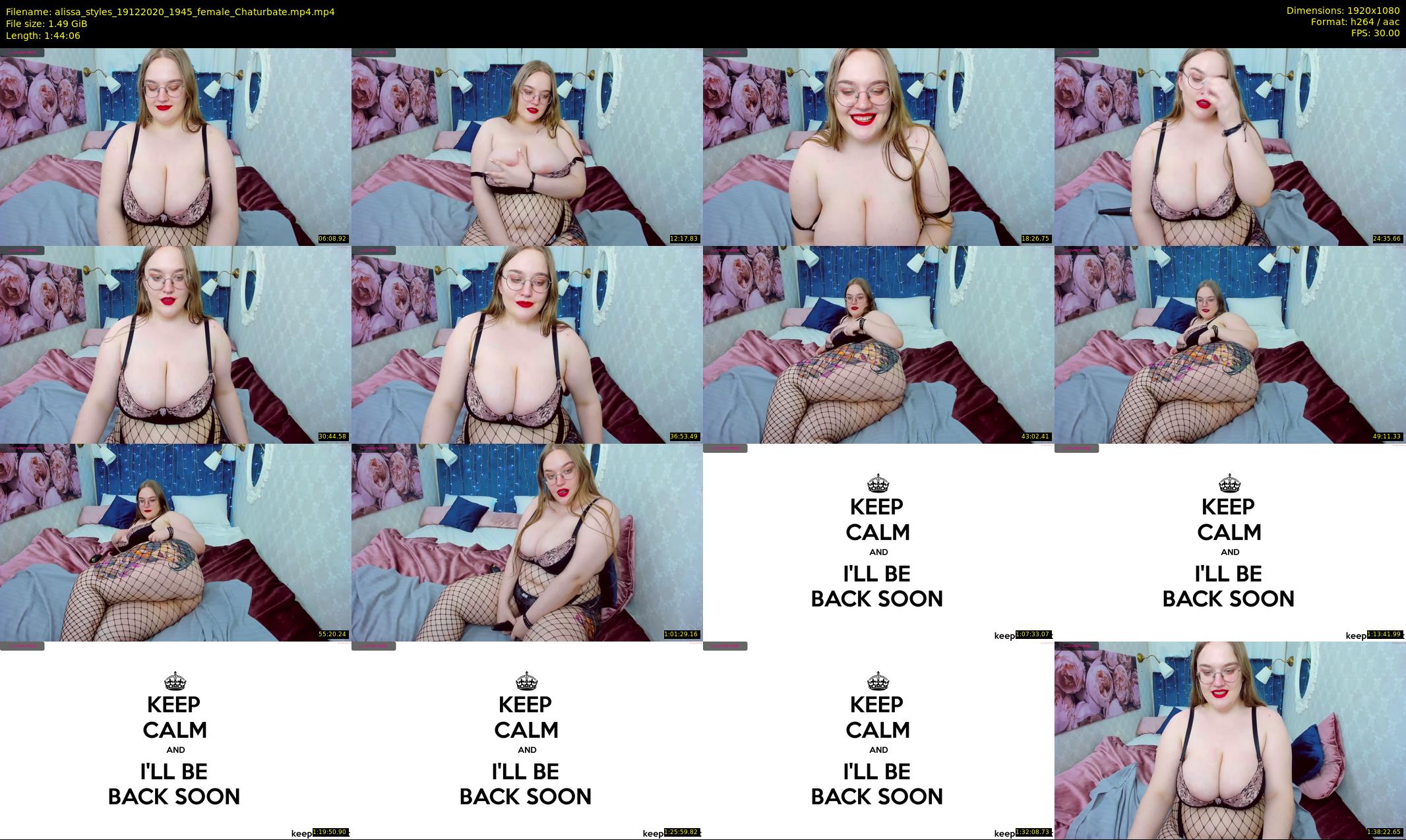 alissa_styles — 105 minute Chaturbate female cam show recording, 1080p, Dec 19, 2020