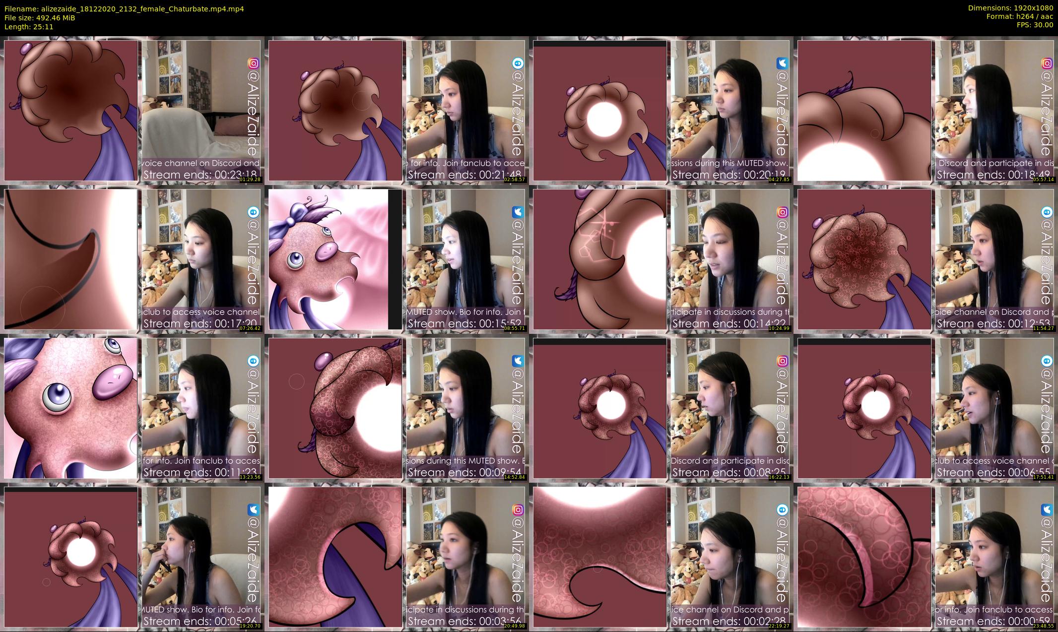 alizezaide — 26 minute Chaturbate female cam show recording, 1080p, Dec 18, 2020