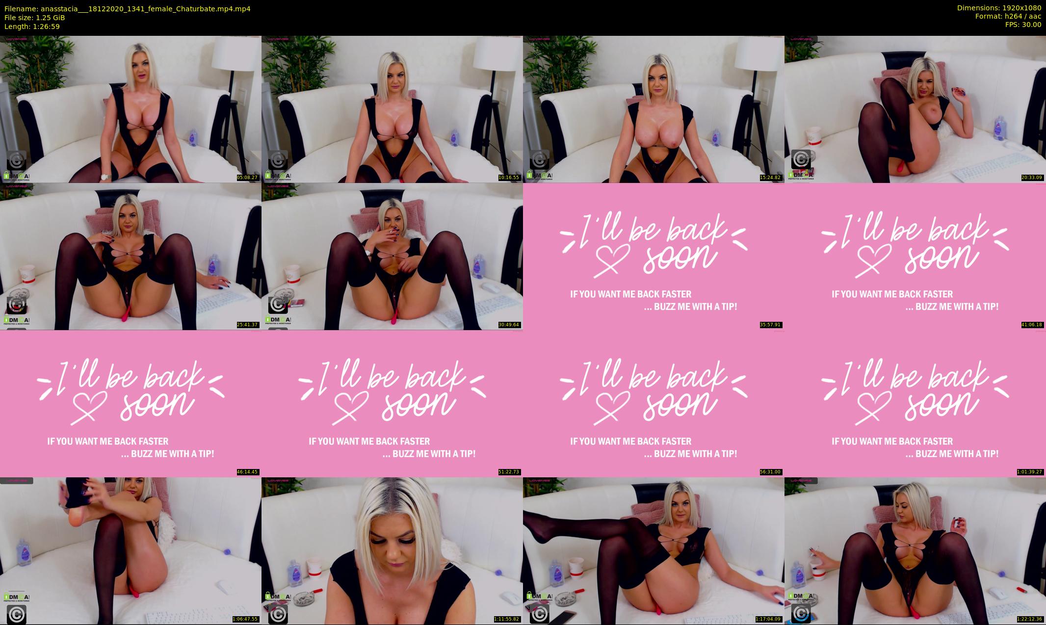 anasstacia__ — 87 minute Chaturbate female cam show recording, 1080p, Dec 18, 2020