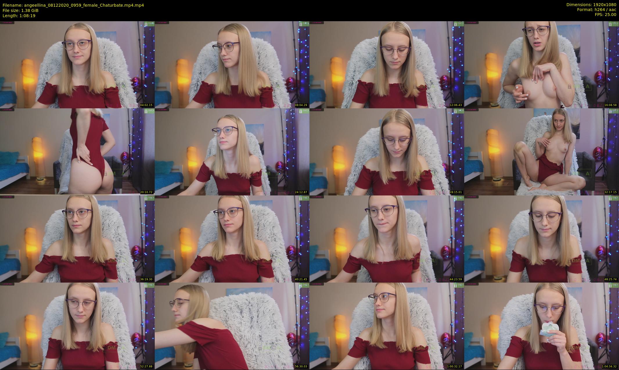 angeellina — 69 minute Chaturbate female cam show recording, 1080p, Dec 8, 2020