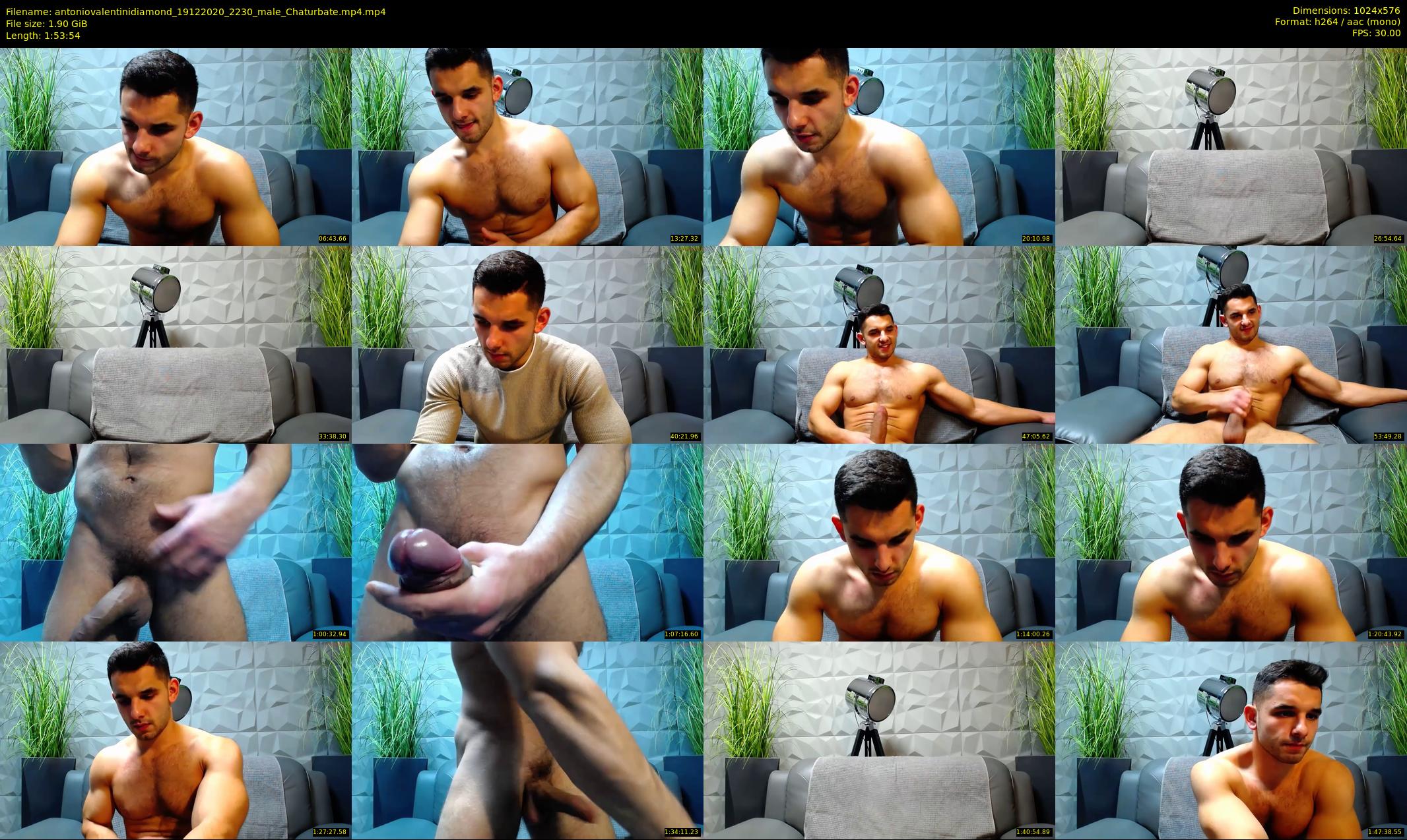 antoniovalentinidiamond — 114 minute Chaturbate male cam show recording, 480p, Dec 19, 2020