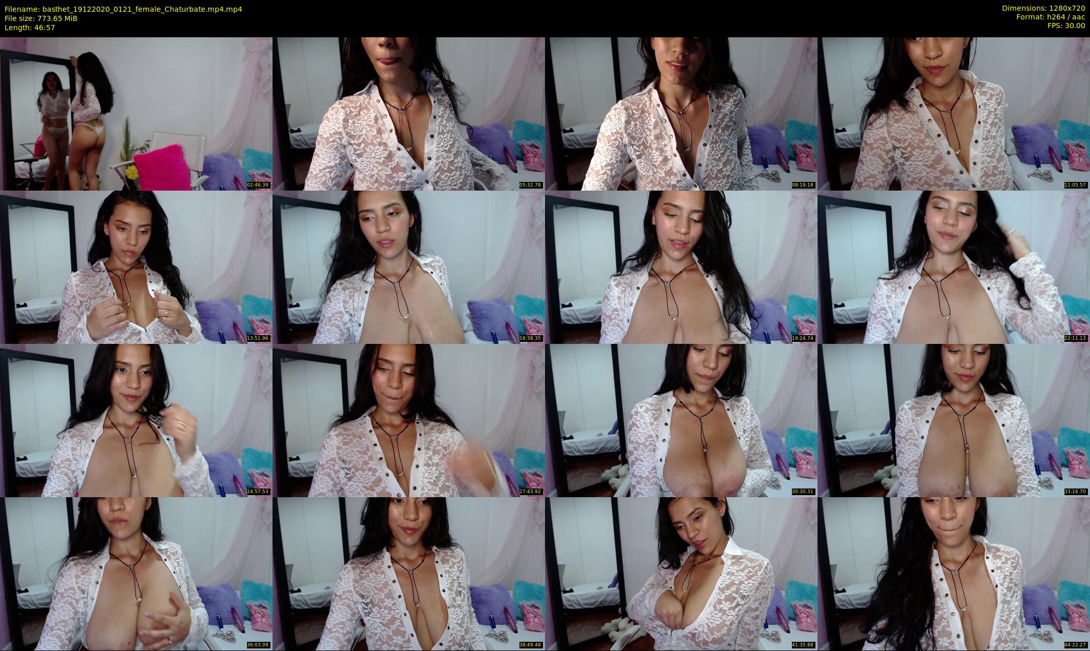 basthet — 47 minute Chaturbate female cam show recording, 720p, Dec 19, 2020