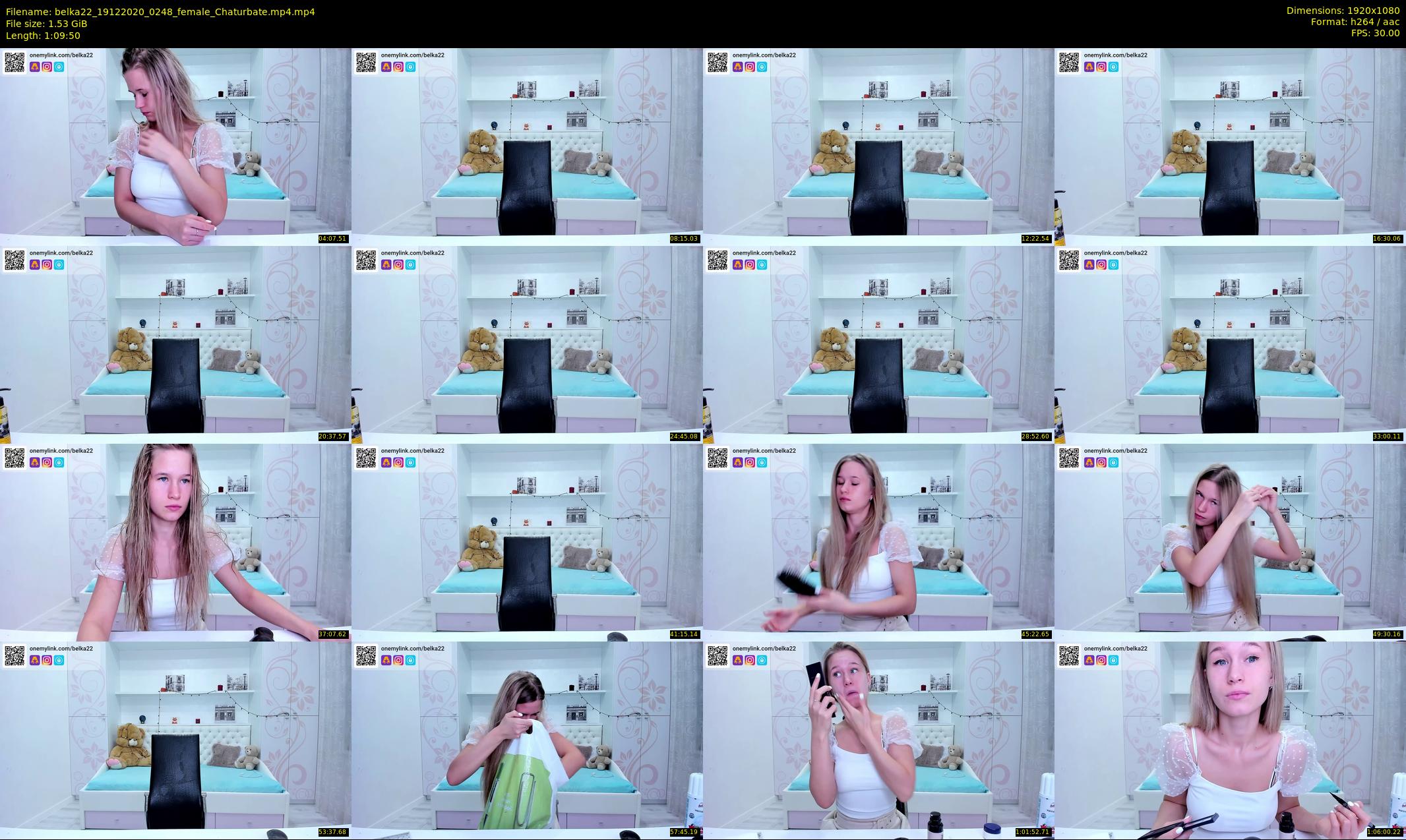 belka22 — 70 minute Chaturbate female cam show recording, 1080p, Dec 19, 2020