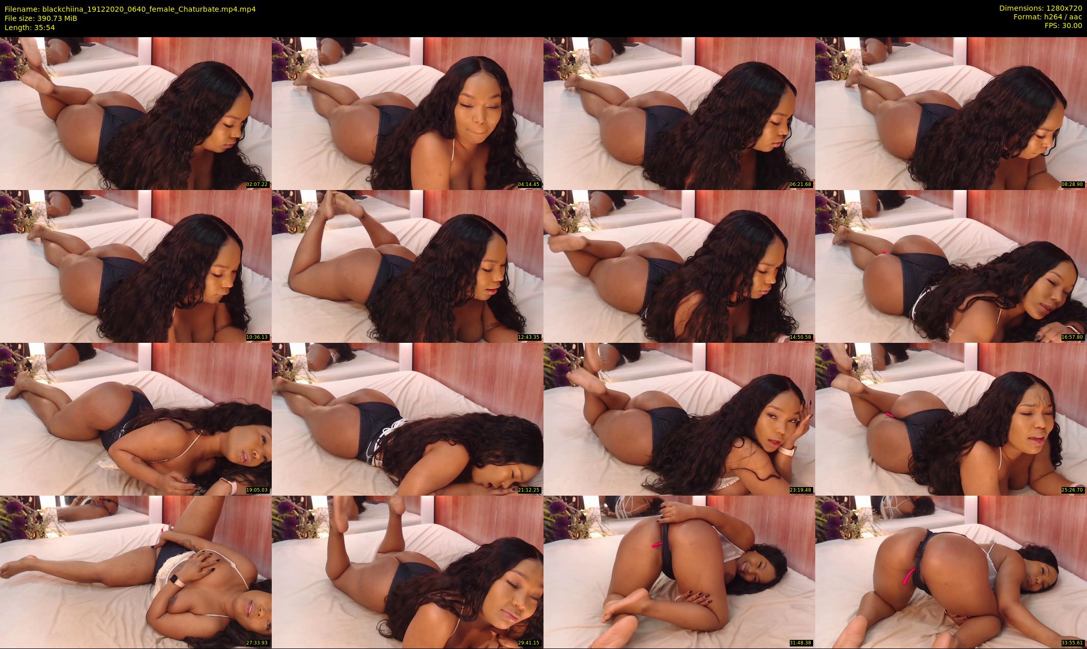 blackchiina — 36 minute Chaturbate female cam show recording, 720p, Dec 19, 2020