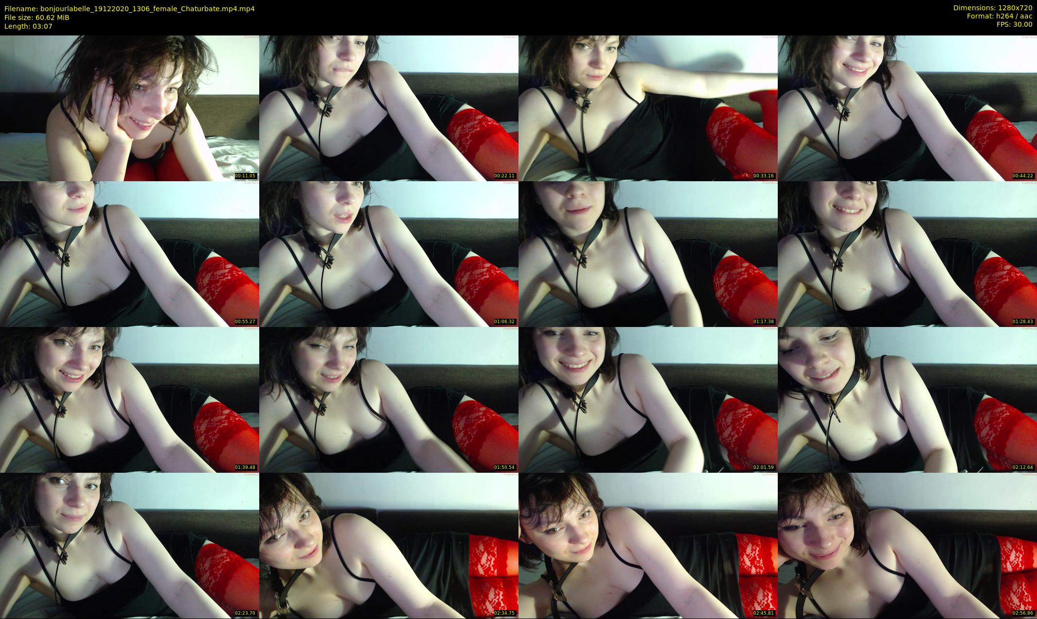 bonjourlabelle — 4 minute Chaturbate female cam show recording, 720p, Dec 19, 2020