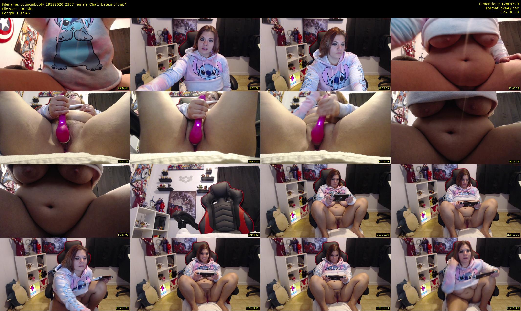 bouncinbooty — 98 minute Chaturbate female cam show recording, 720p, Dec 19, 2020