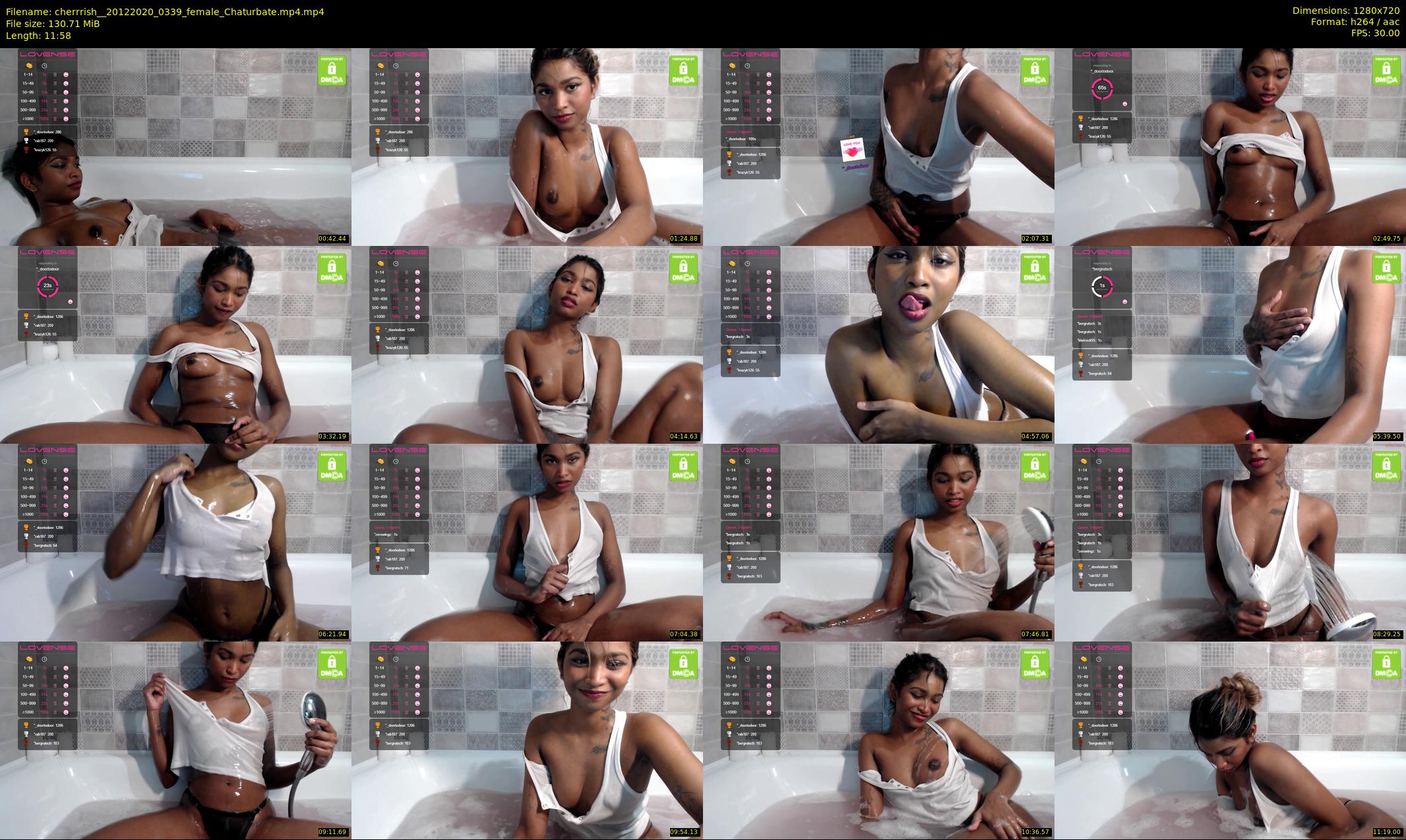cherrrish_ — 12 minute Chaturbate female cam show recording, 720p, Dec 20, 2020