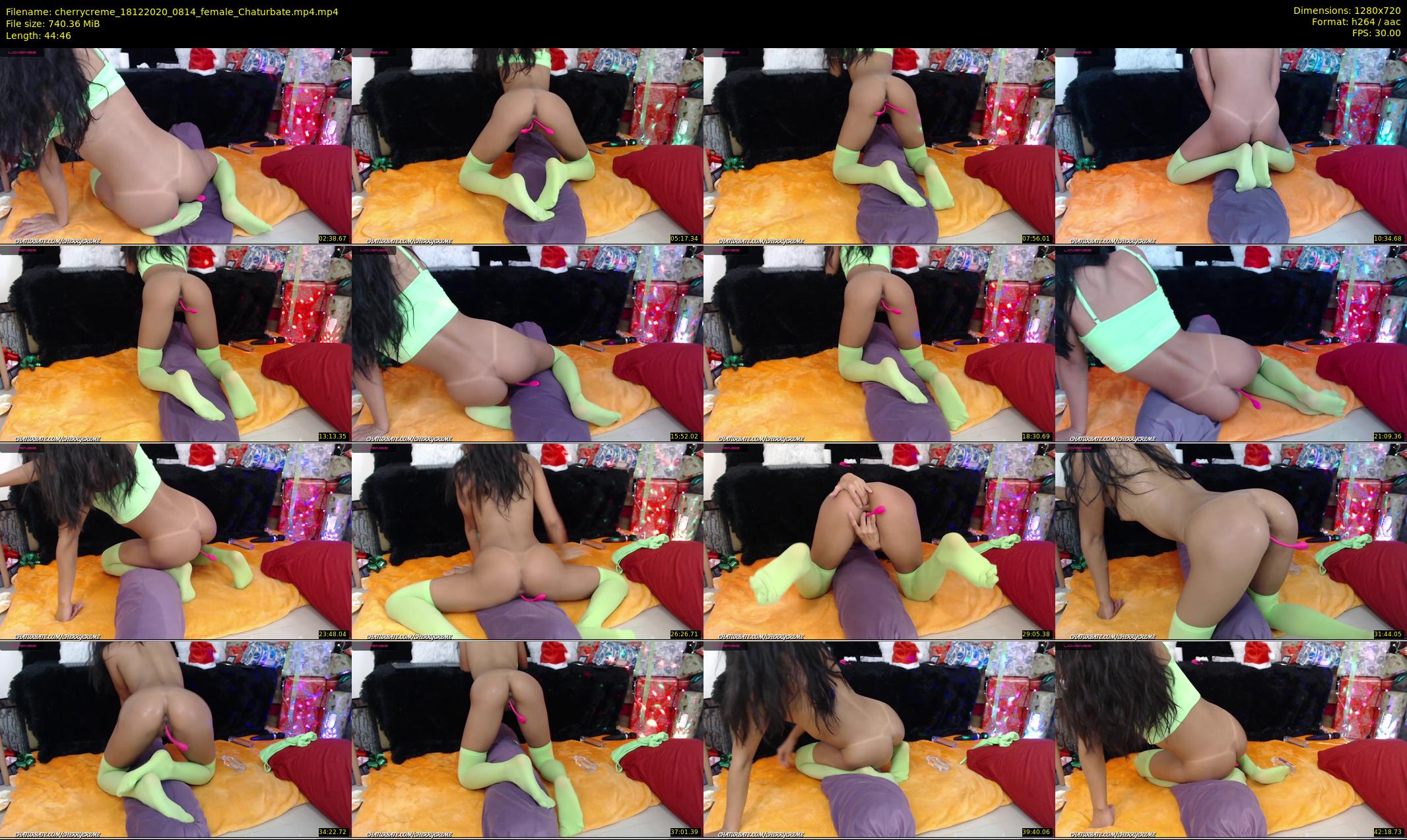 cherrycreme — 45 minute Chaturbate female cam show recording, 720p, Dec 18, 2020