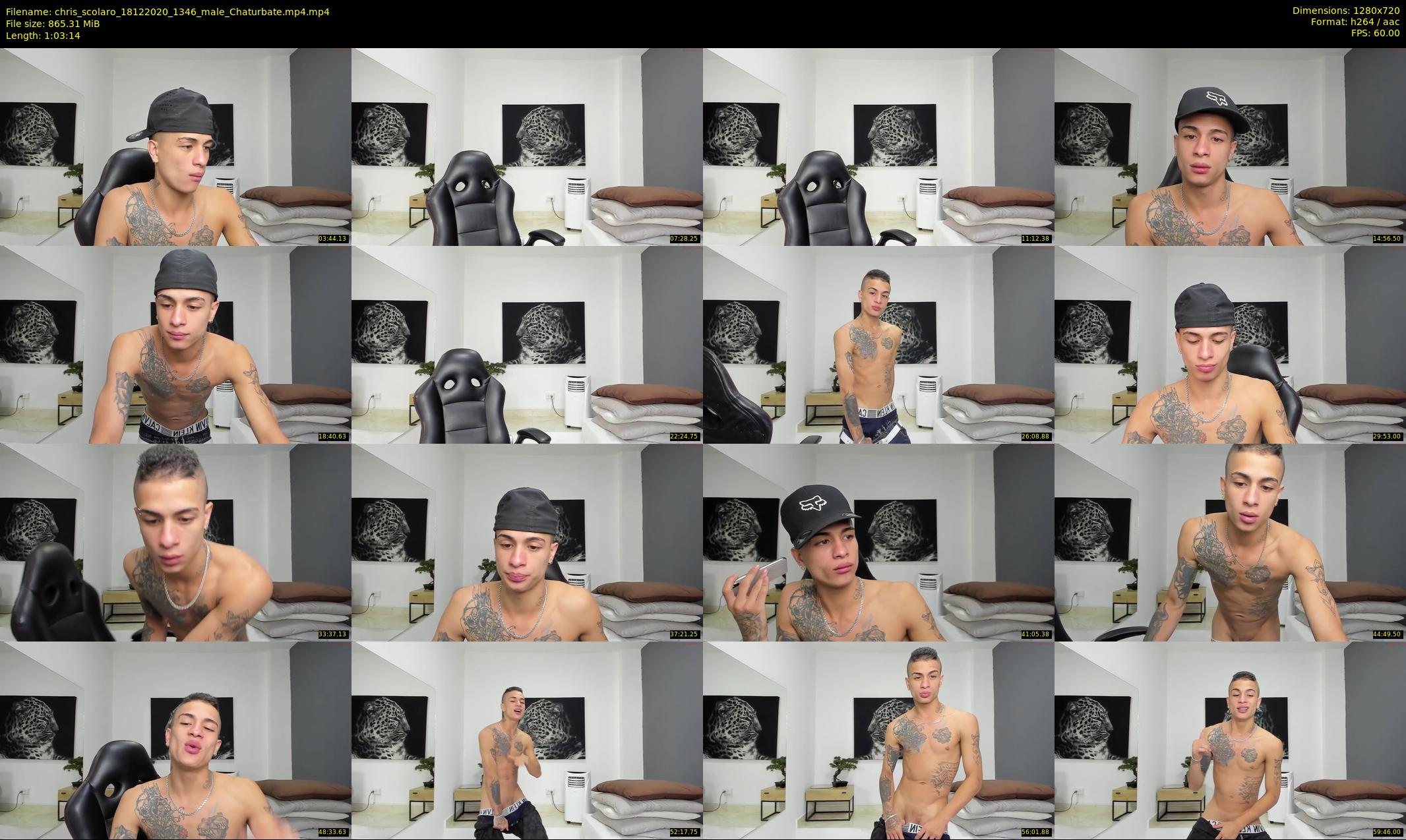 chris_scolaro — 64 minute Chaturbate male cam show recording, 720p, Dec 18, 2020