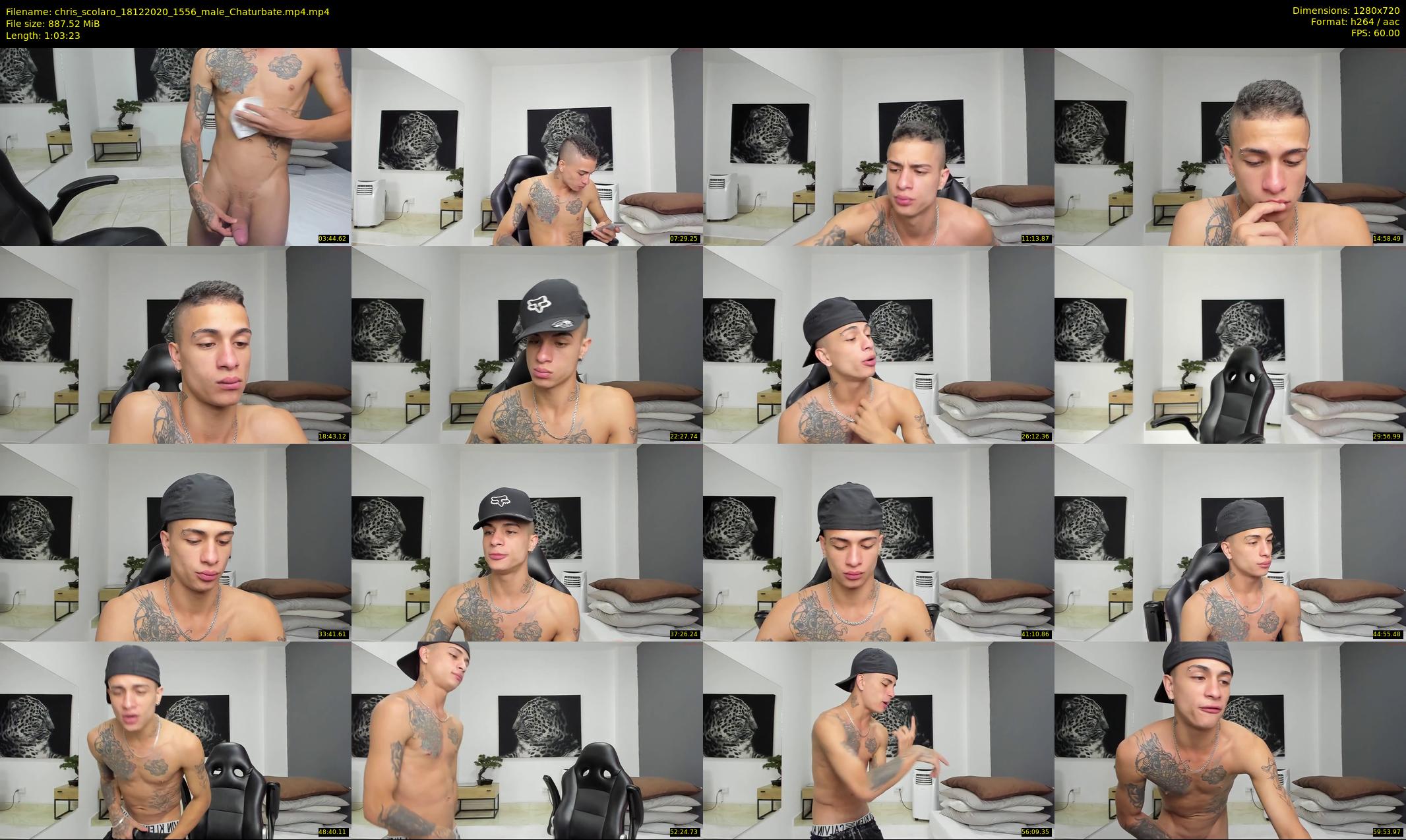 chris_scolaro — 64 minute Chaturbate male cam show recording, 720p, Dec 18, 2020